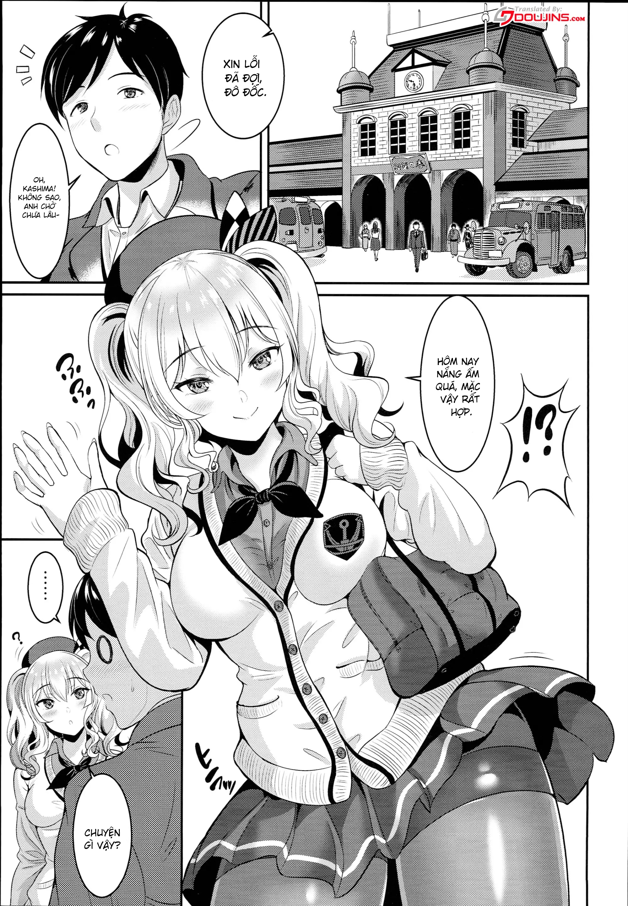 Đọc truyện hentai JK Seifuku Kashima-san (Kantai Collection -KanColle-) - Oneshot
