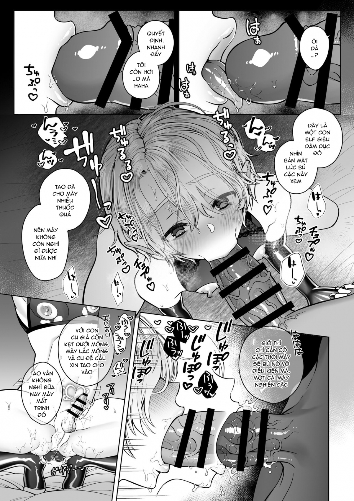 Đọc truyện hentai Niềm vui thú của cặp Elf song sinh - Oneshot