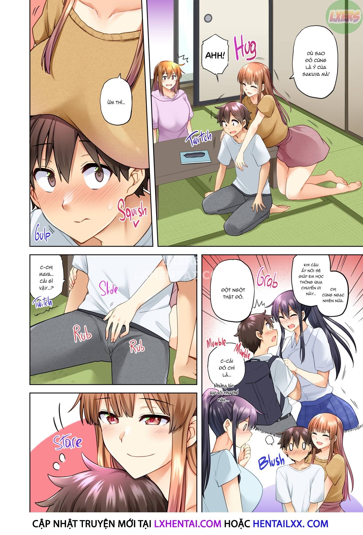 Đọc truyện hentai Onee-chan no Wasuremono o Todoke ni Kita Hazu nanoni - Chap 4