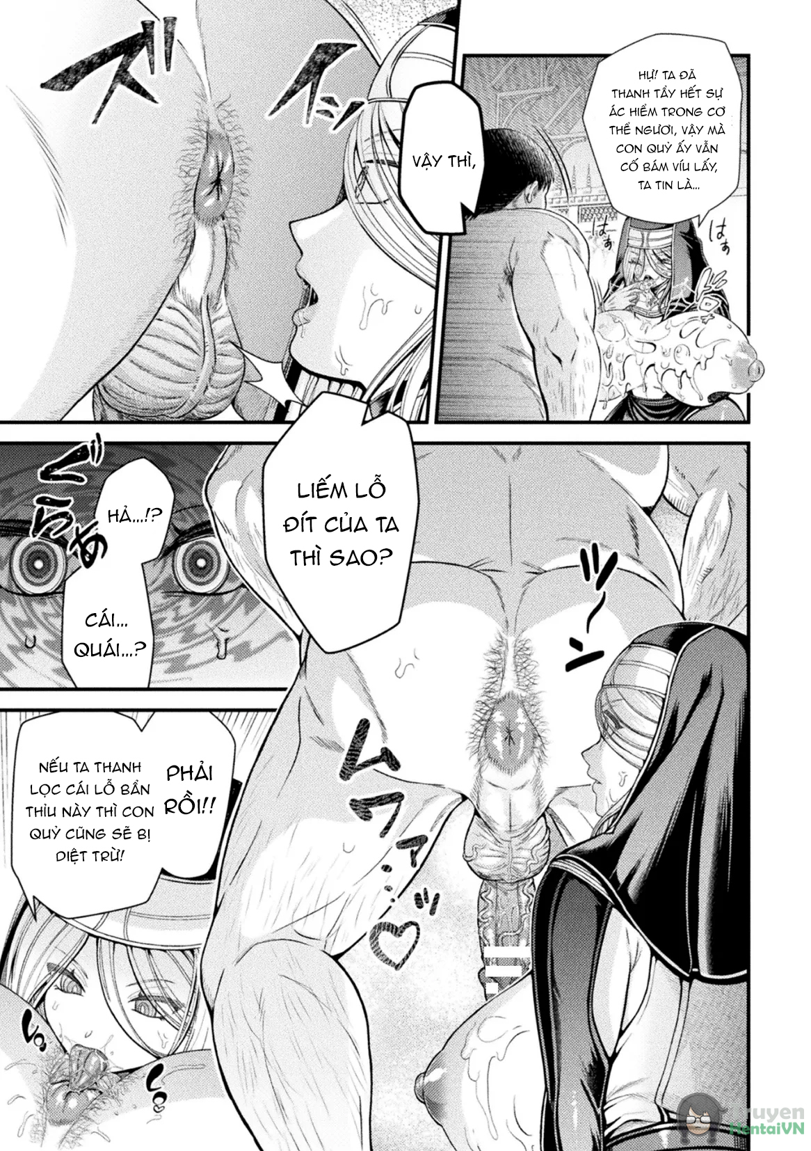 Đọc truyện hentai Akuma Saimin ~Ekusoshisuto no Matsuro~ - Oneshot