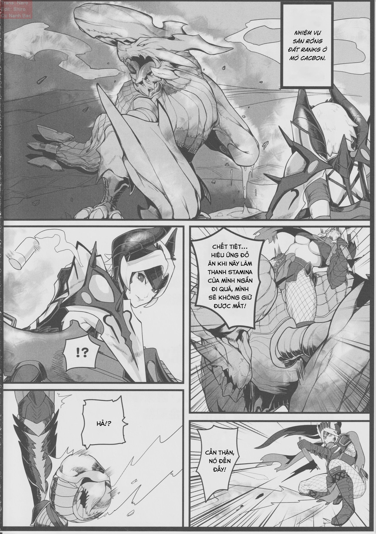 Đọc truyện hentai Double Sex (Monster Hunter) - Oneshot