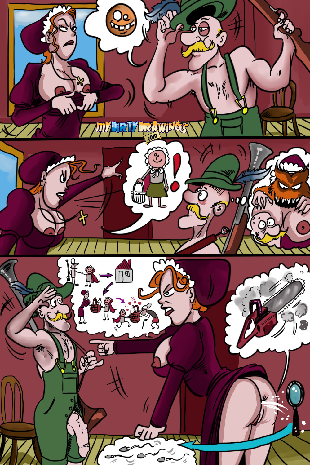 Đọc truyện hentai Red Riding Hoe - Artist CG