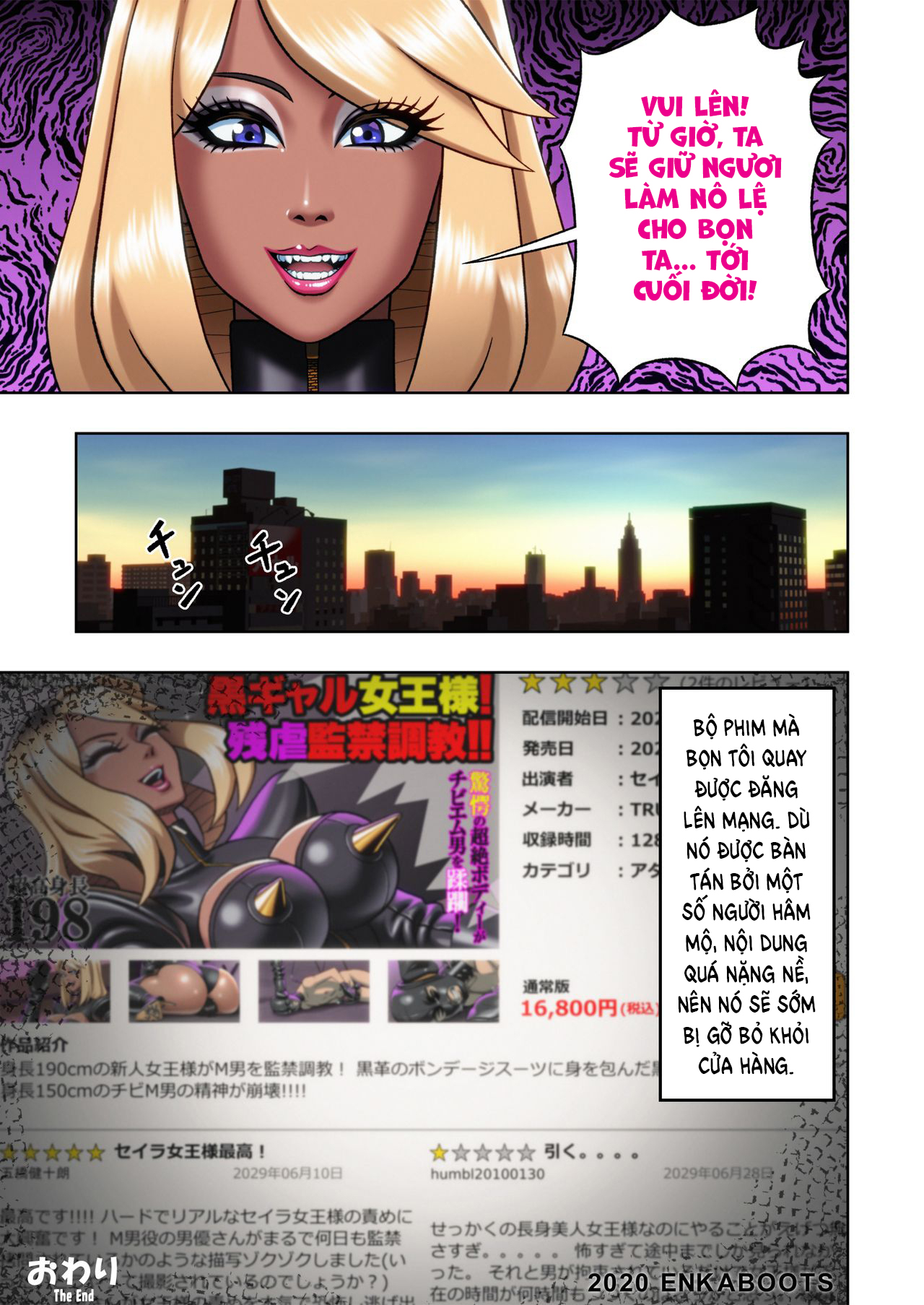 Đọc truyện hentai Black Gyaru Bondage - Oneshot