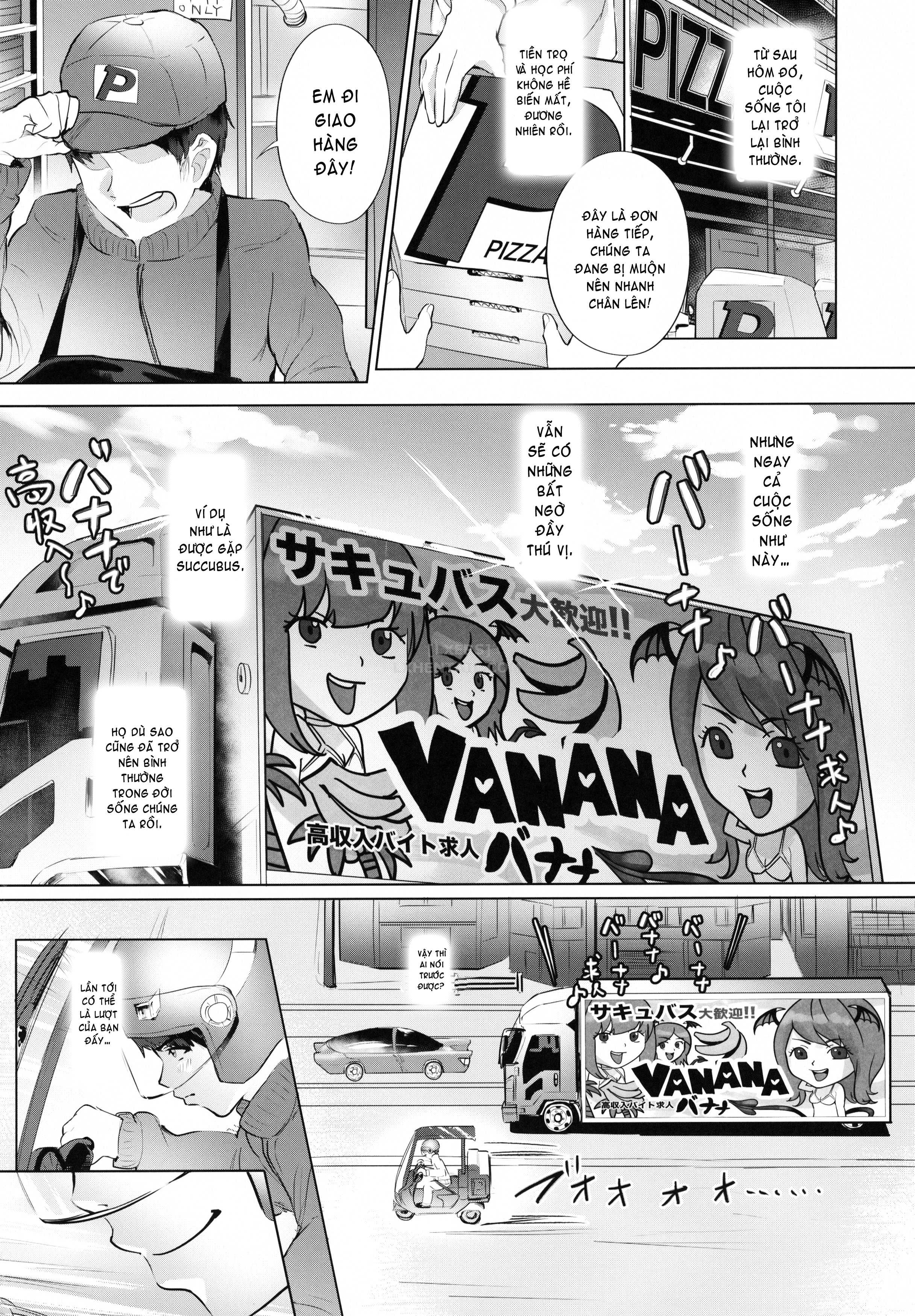 Đọc truyện hentai Succubus☆Delivery!! - Chap 3 - A Report On Being Milked In A Reverse-Delivery By A Succubus Harem