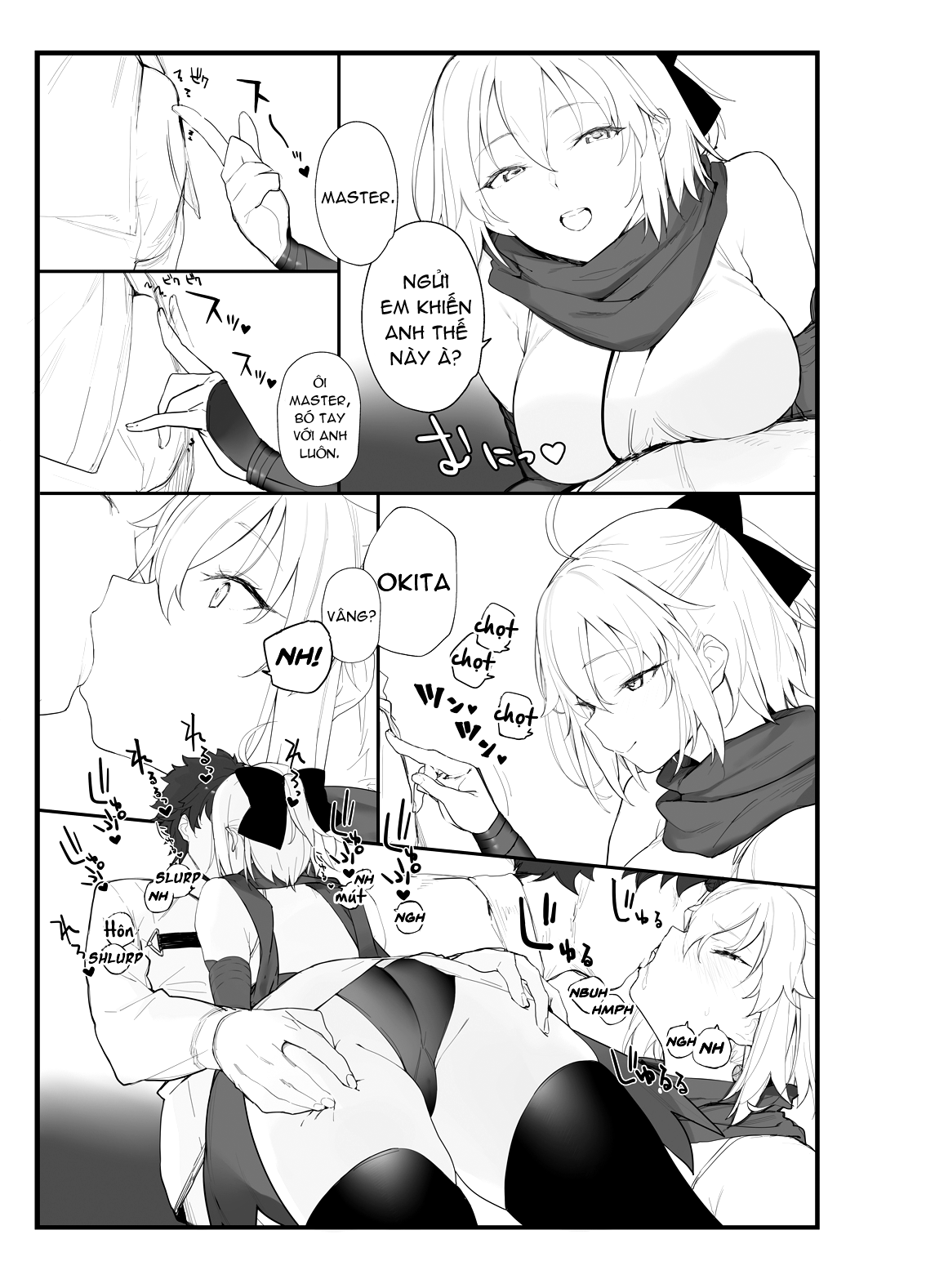 Đọc truyện hentai Cuốn sách của Okita - Oneshot