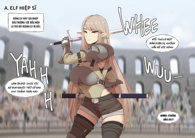 Đọc truyện hentai Số Phận Khi Bị Goblin Đánh Bại - Chap 1. Hiệp sĩ