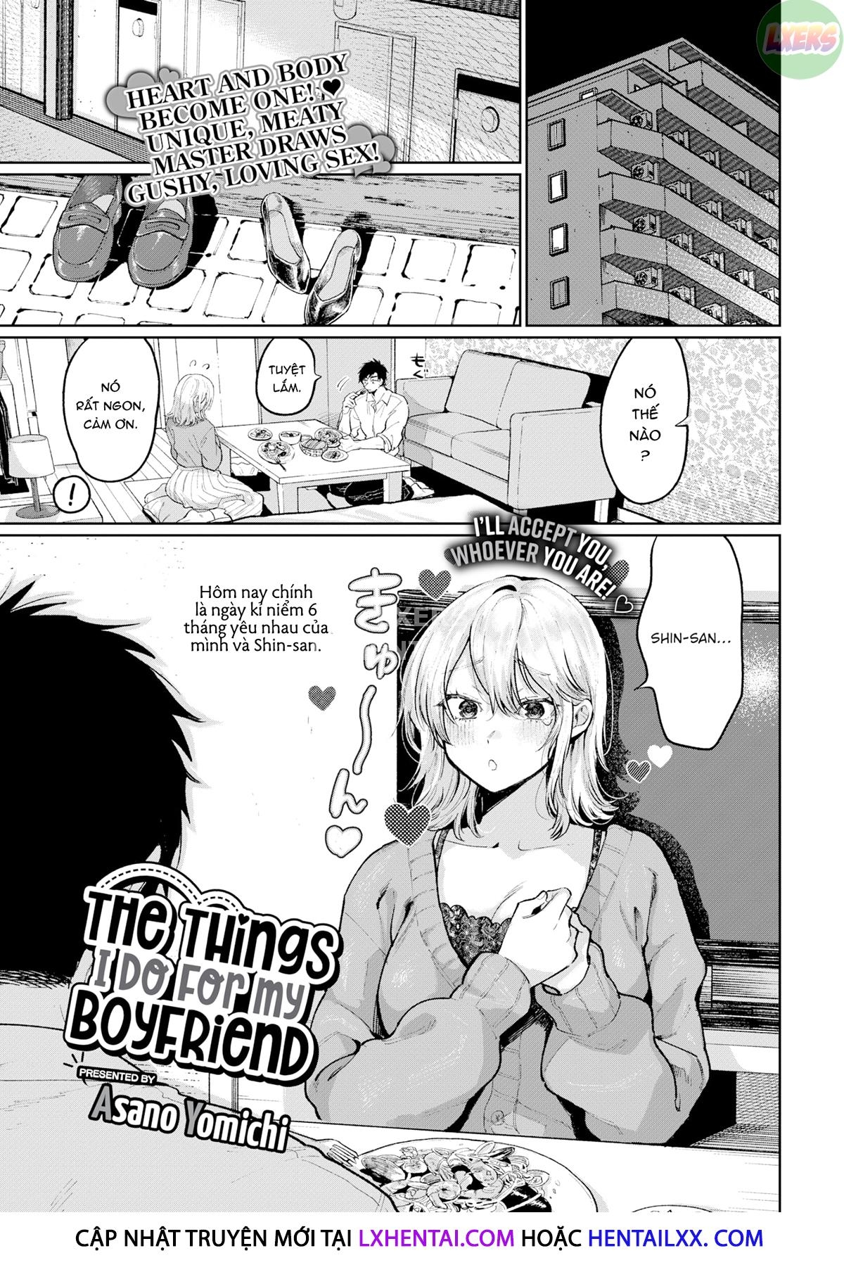 Đọc truyện hentai Những điều tôi làm cho bạn trai của mình - Oneshot