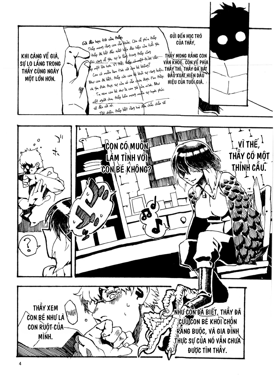 Đọc truyện hentai Kẻ làm điều ác phi nhân loại - Chap 6.0: Chim