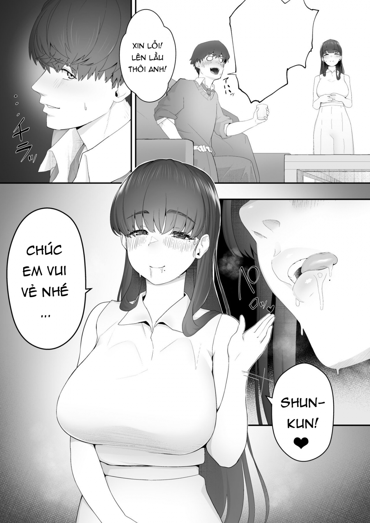 Đọc truyện hentai Kanojo no Onee-san ni Otosareru - Oneshot