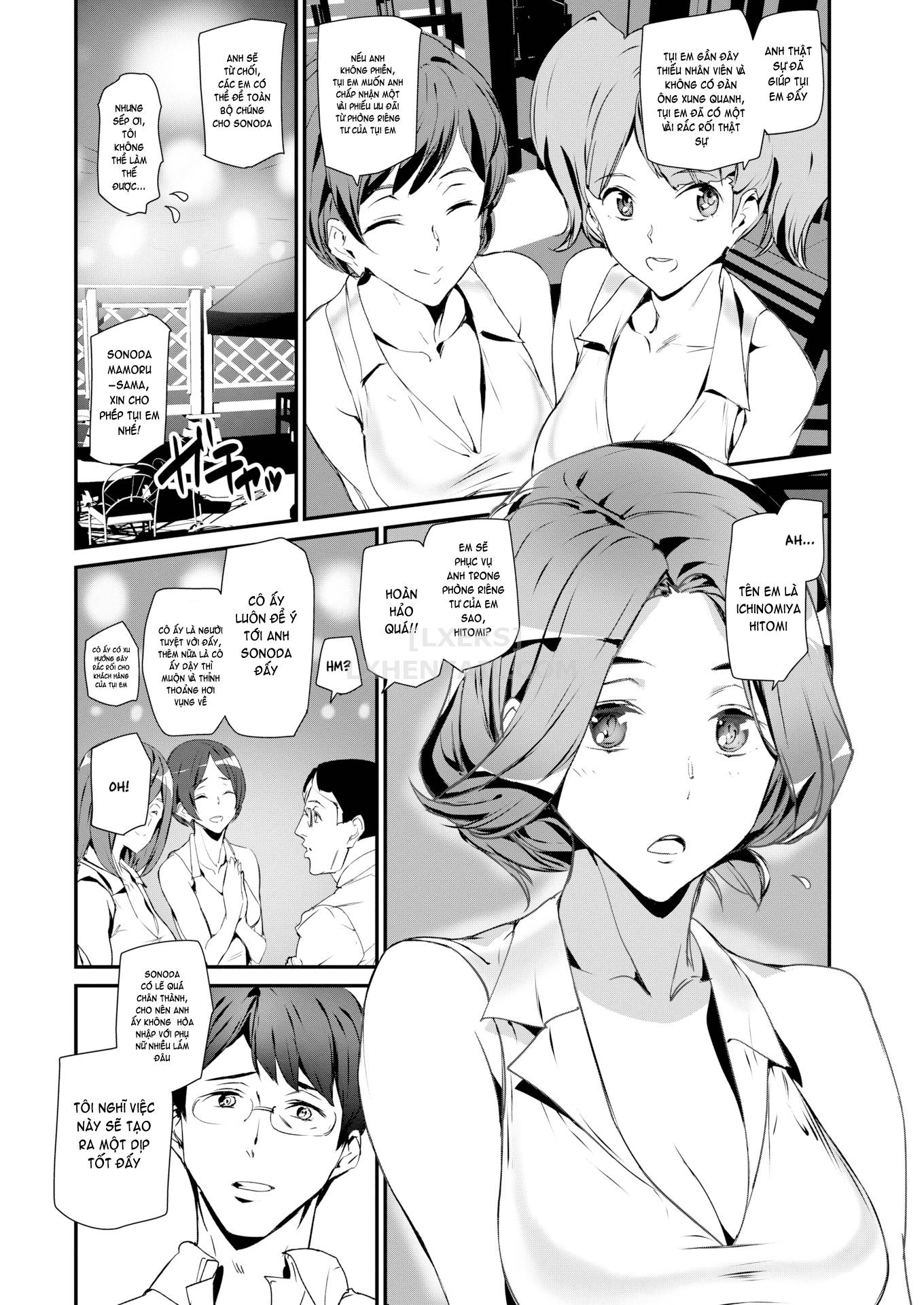 Đọc truyện hentai Gohoushi Zakari - Chap 4 - I Love Pub