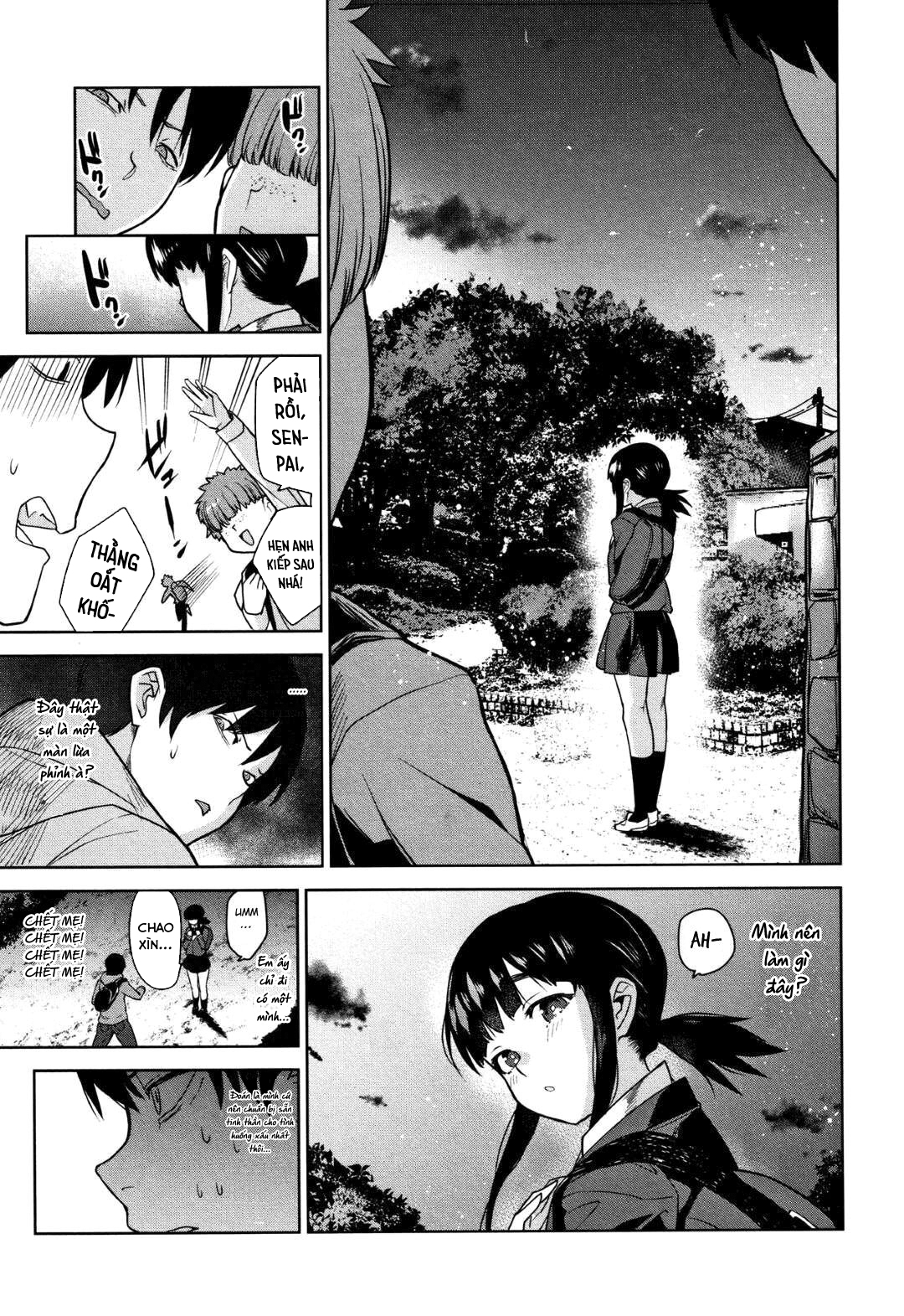 Đọc truyện hentai Tôi bắt được 1 cô gái dễ thương nhìn trộm cuốn sách tôi vứt đi - Chap 02: Lần đầu của em