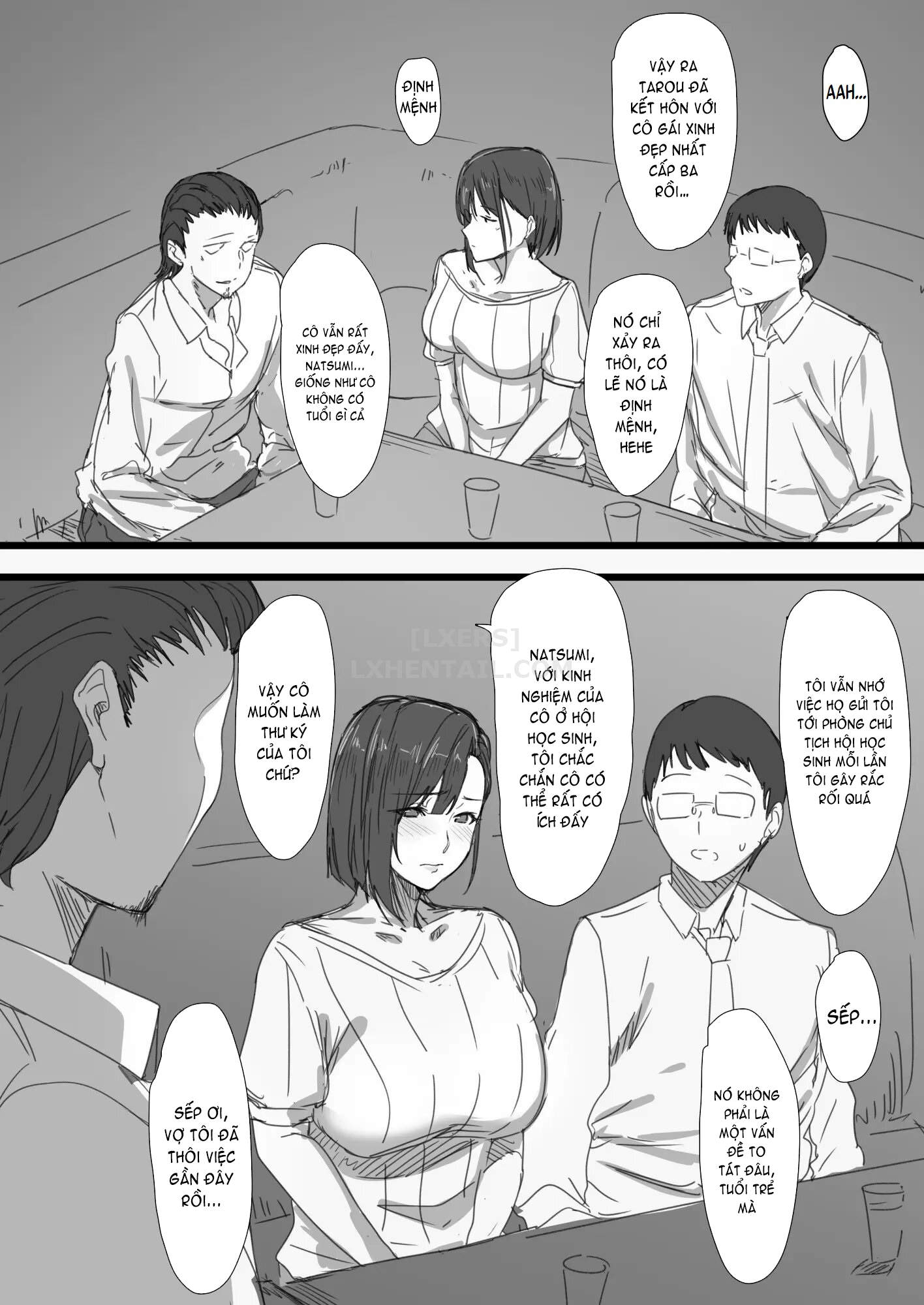 Đọc truyện hentai Kouman Tsuma ga Netorarete - Oneshot