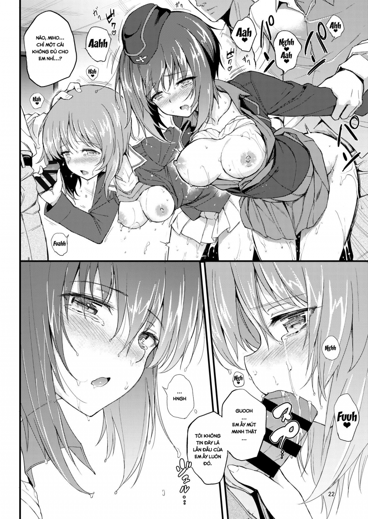 Đọc truyện hentai Nishizumi Shimai Ryoujoku - Oneshot