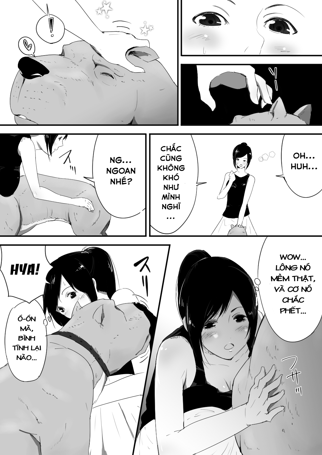 Đọc truyện hentai Wagaya ni Inu ga Yattekita - Oneshot