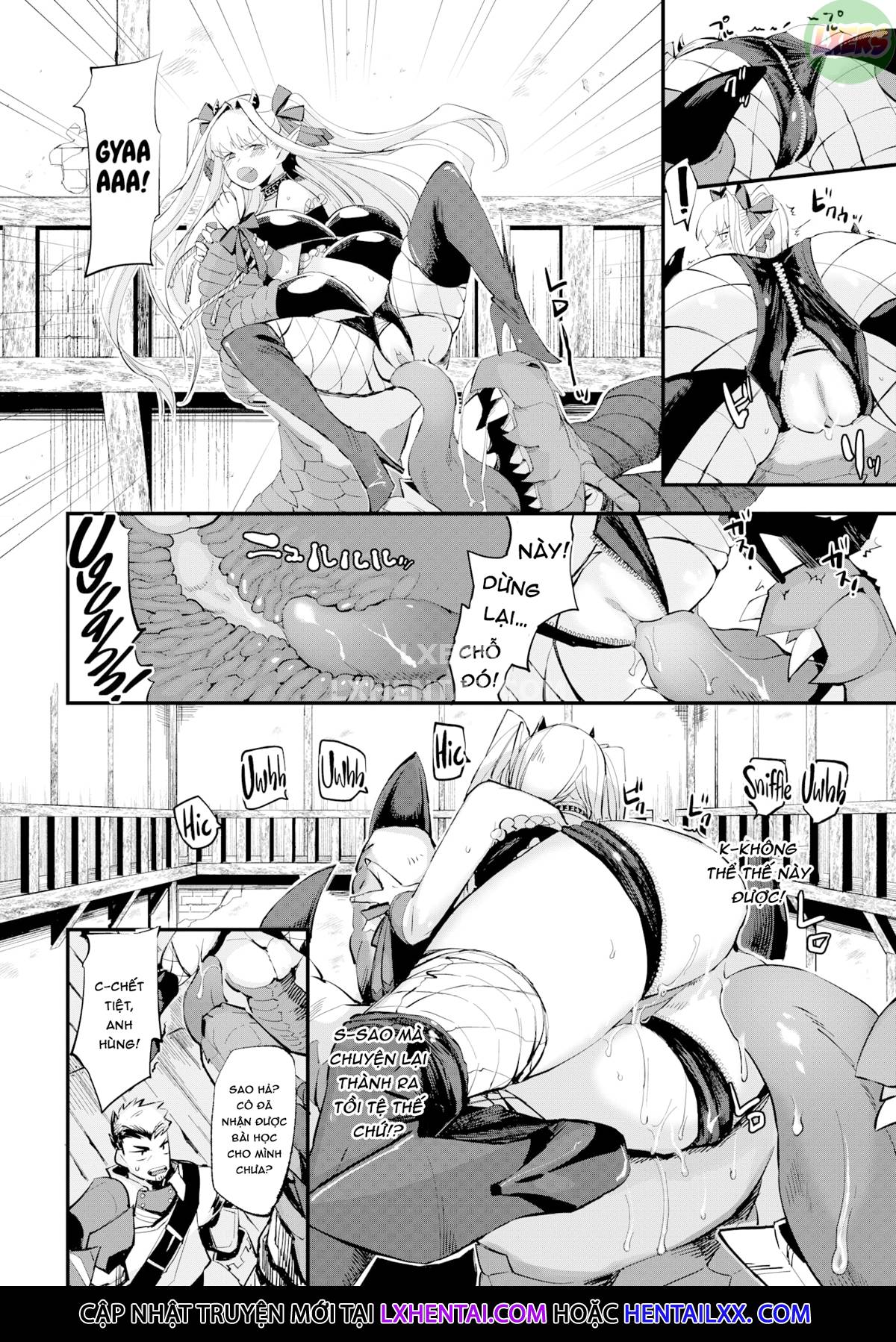 Đọc truyện hentai Con gái của Quỷ vương thật tham lam - Oneshot