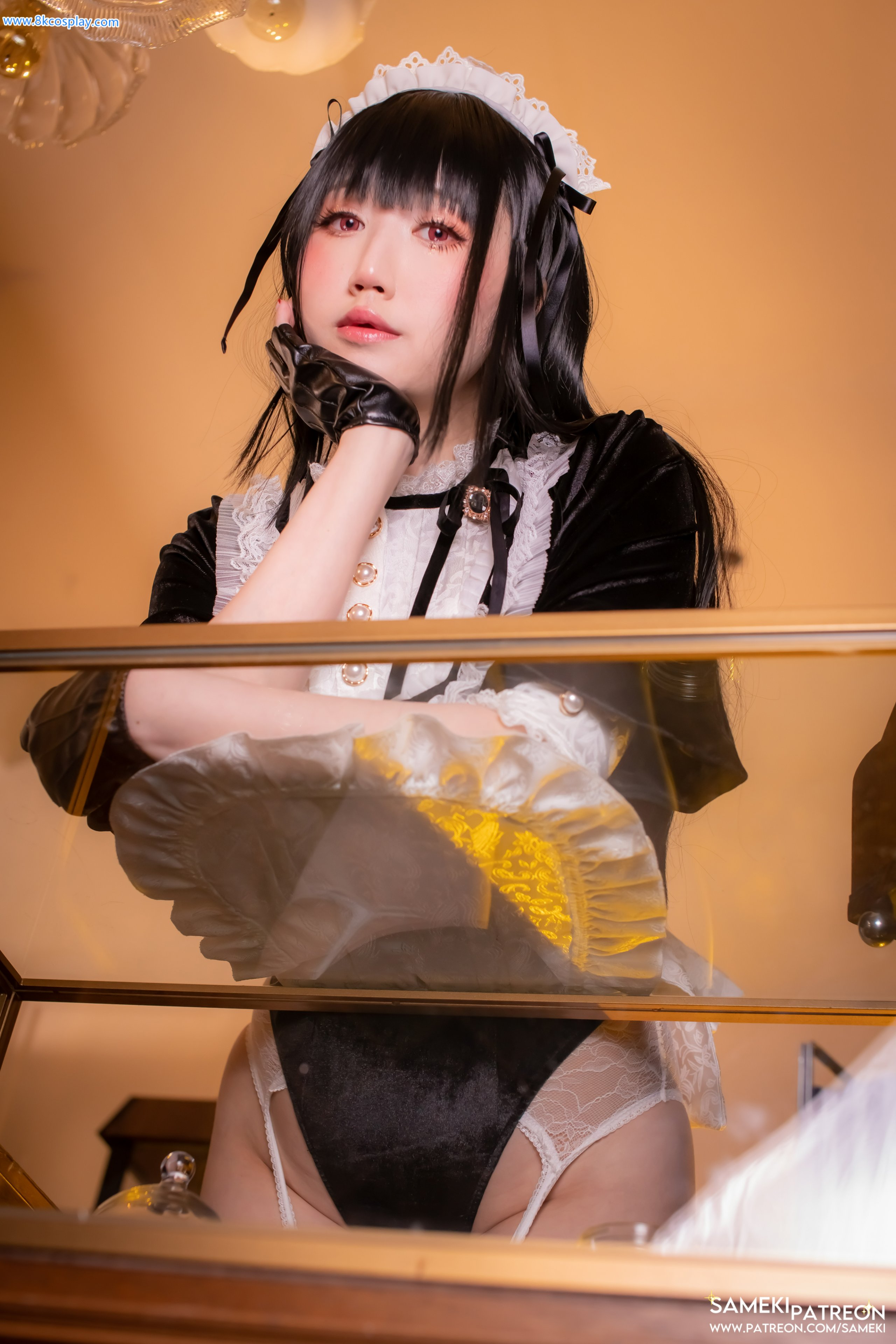 Đọc truyện hentai Tuyển tập Albums siêu phẩm Cosplay - Chap 551 - Sameki - White Silk Maid