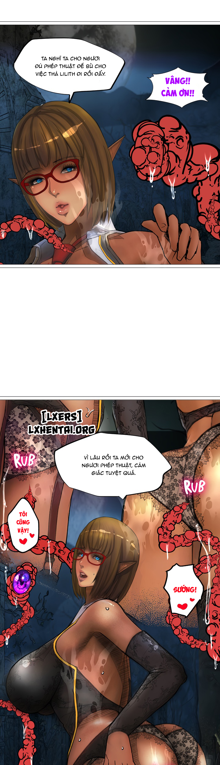 Đọc truyện hentai Nữ Hoàng Dark Elf Và Nô Lệ Orc - Chap 21