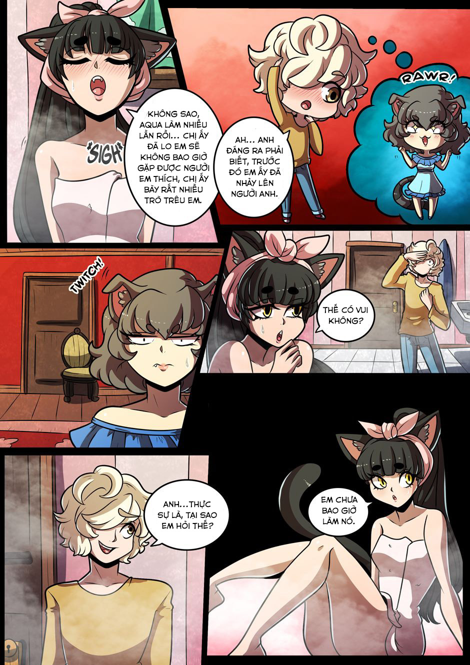 Đọc truyện hentai Feline Château - Chap 3 + Ảnh động