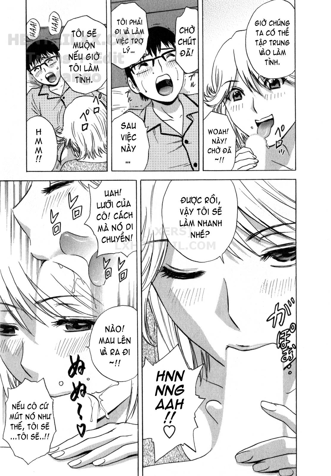 Đọc truyện hentai Life With Married Women Just Like A Manga - Chap 3