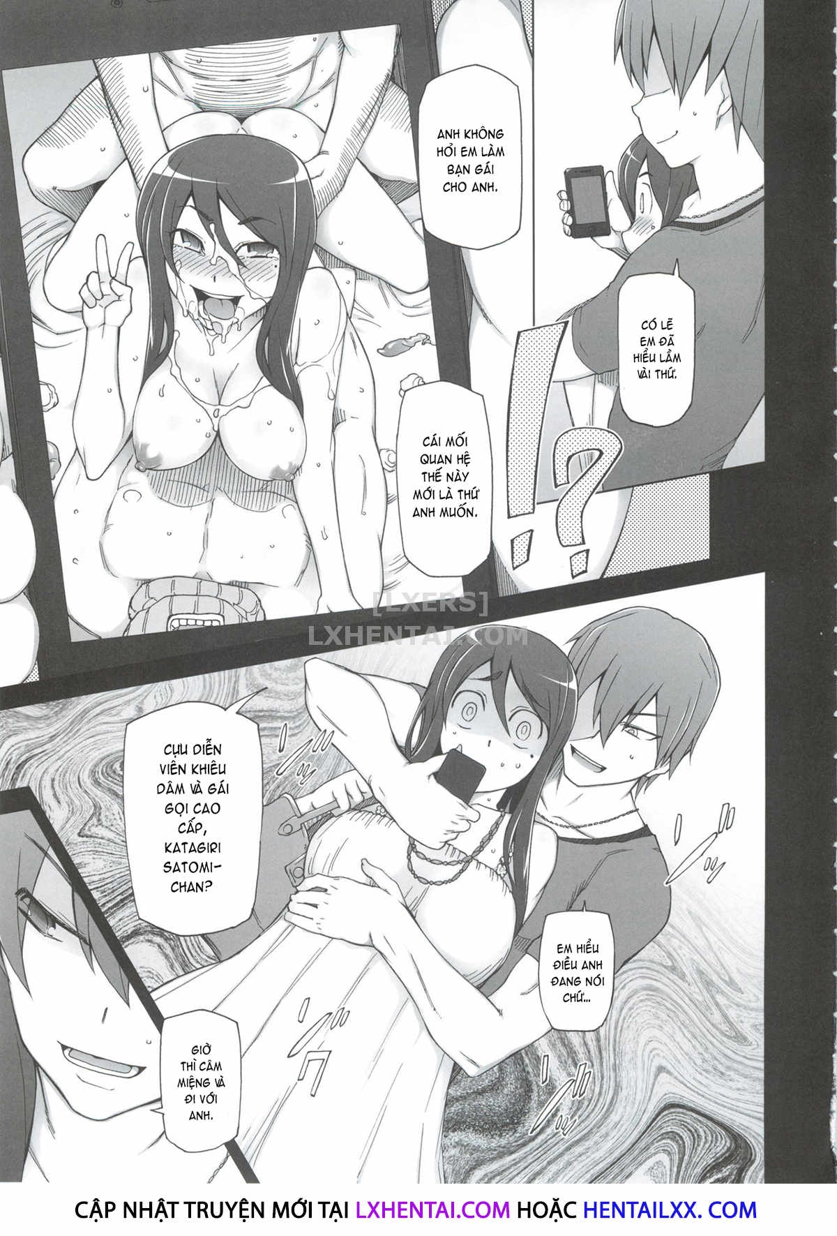 Đọc truyện hentai Kanojo Wa Chou Yuumei Geinoujin... Soshite Boku Ni Naisho De AV Joyuu Satomi-Satona Gojitsudan - Chap 2