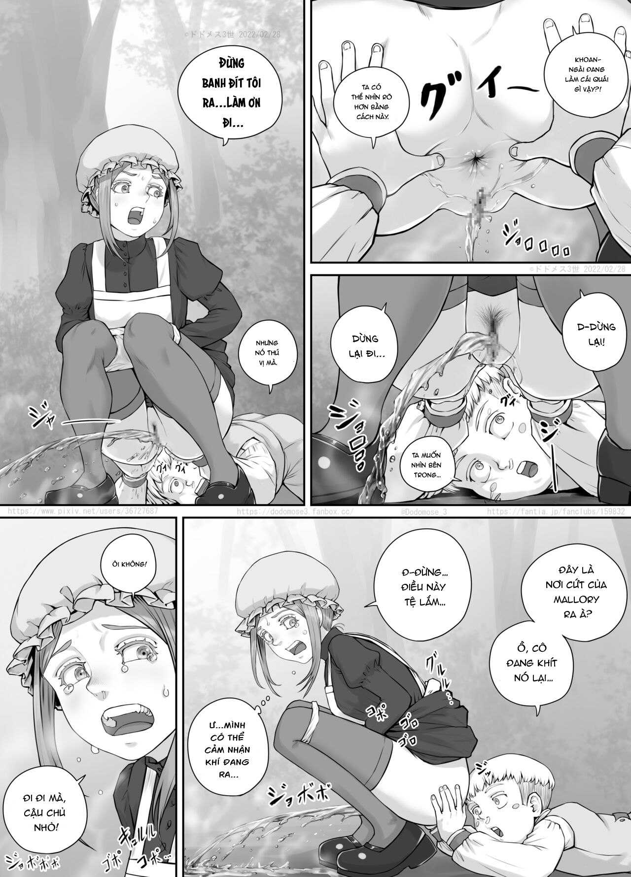 Đọc truyện hentai Manga hầu gái và tu sĩ - Oneshot.