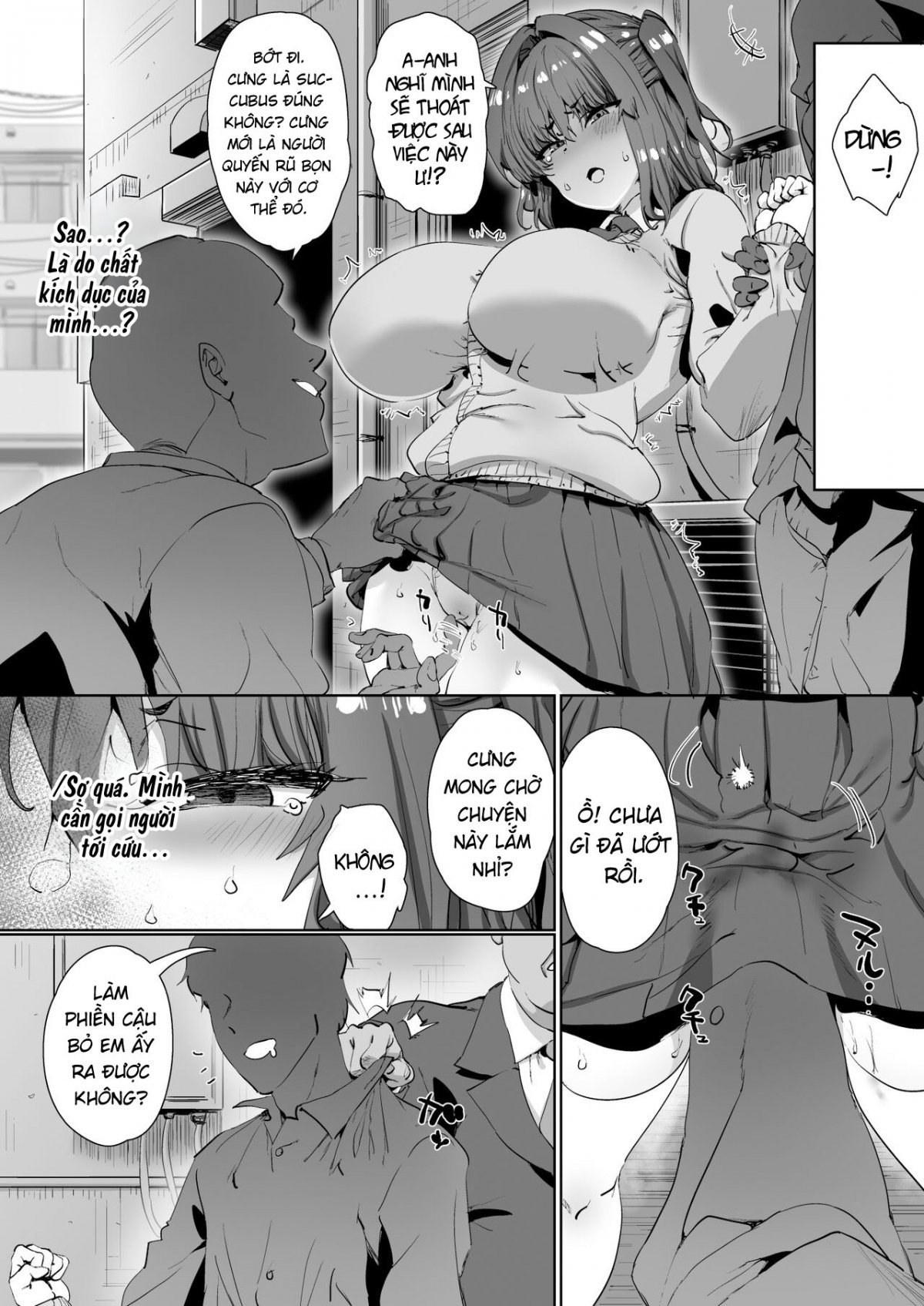 Đọc truyện hentai Onnanoko ga Aru Hi Totsuzen Succubus ni Natte Shimau Sekai no Hanashi - Oneshot