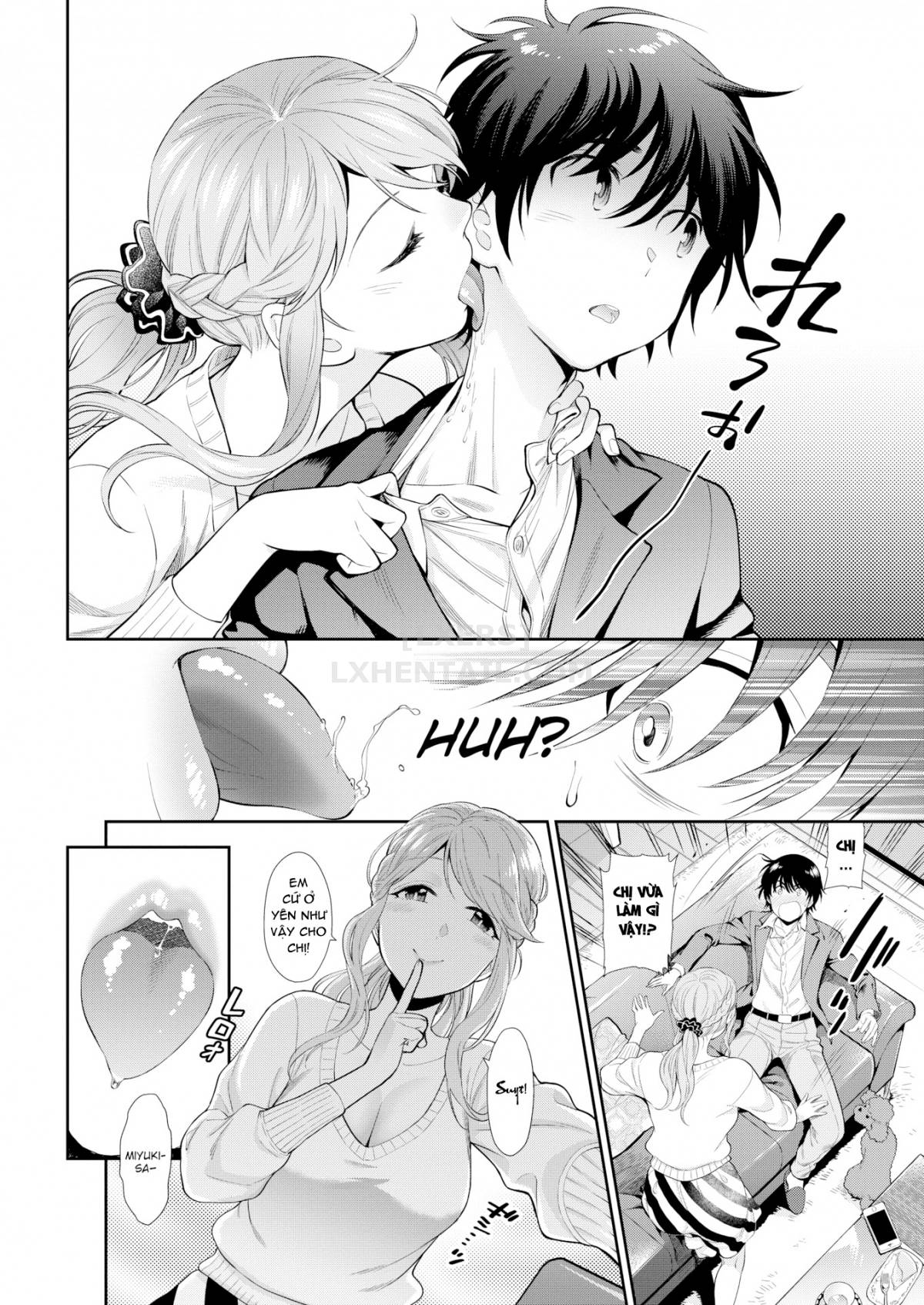 Đọc truyện hentai Doutei Otouto to Bitch Ane - Chap 10 - END
