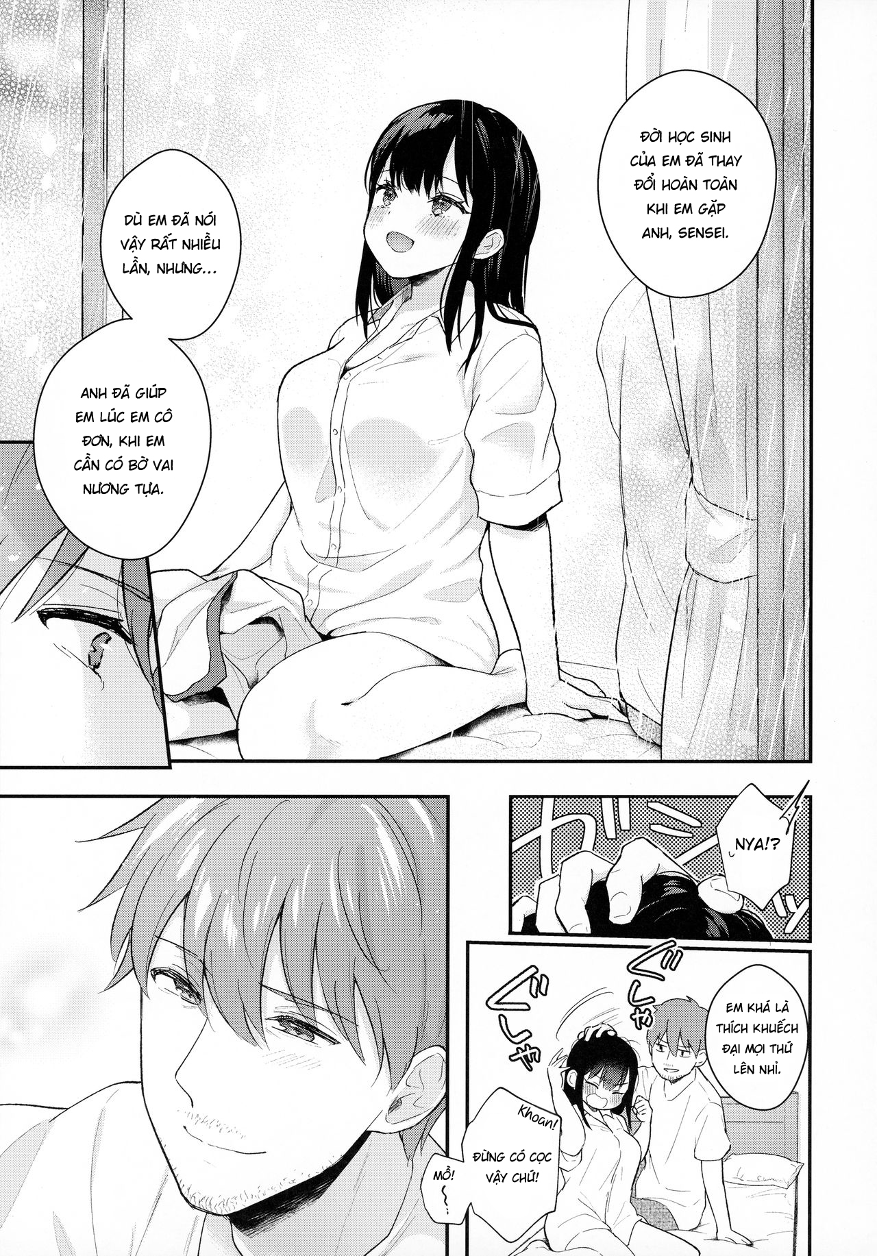 Đọc truyện hentai Tsuyu, Natsufuku, Apart nite - Oneshot