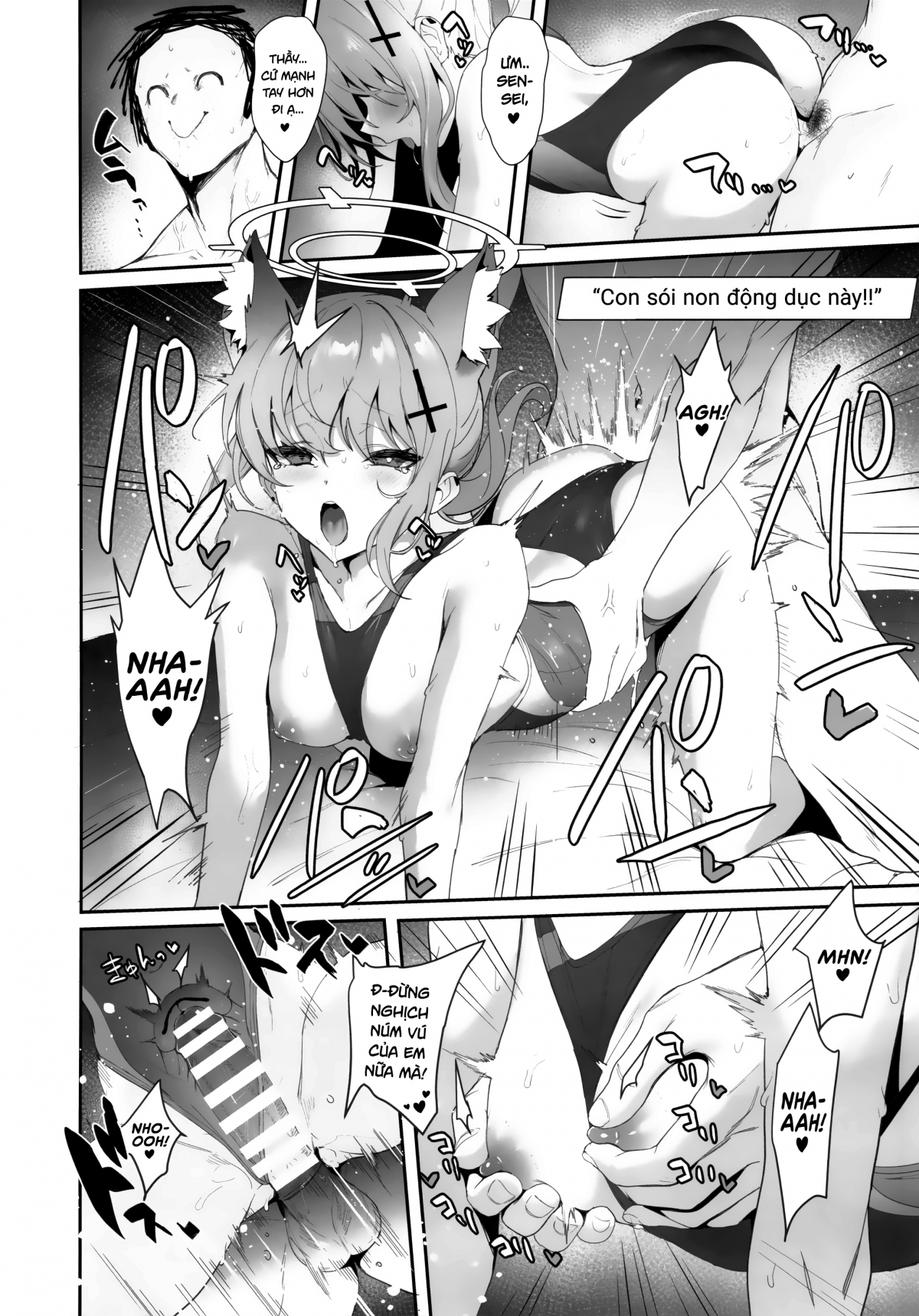 Đọc truyện hentai Bị Shiroko siuuuu hứng tình ép vào khách sạn tình yêu - Oneshot