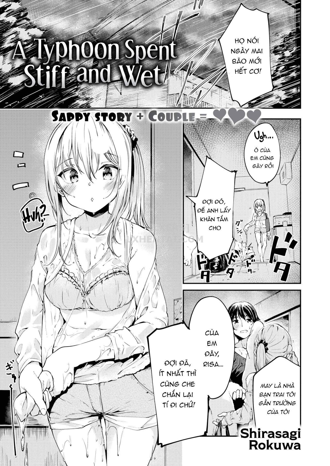 Đọc truyện hentai A Typhoon Spent Stiff and Wet - Oneshot