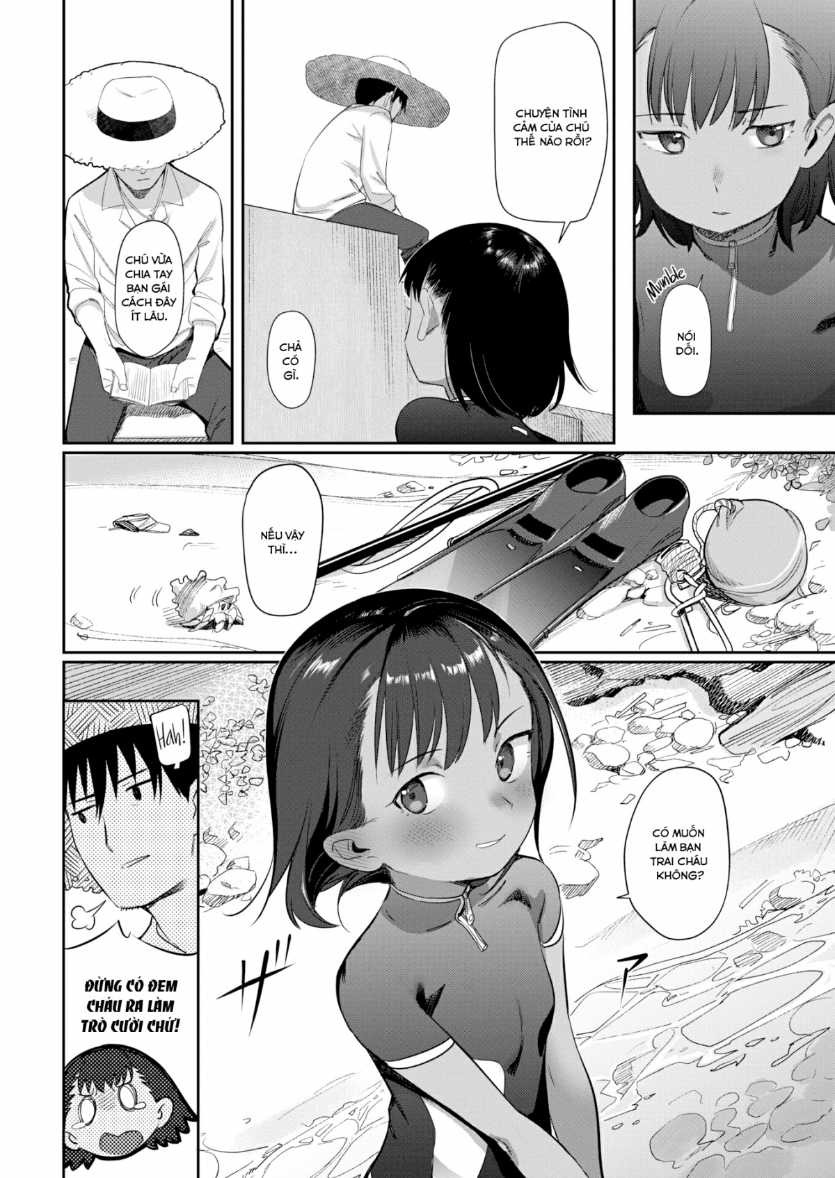 Đọc truyện hentai Cơn gió biển mát lạnh xoá nhoà khoảng cách giữa đôi ta - Oneshot