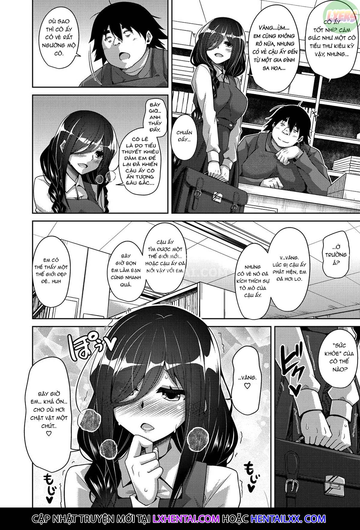 Đọc truyện hentai A Bitch Rose Shrouded In Books - Chap 3