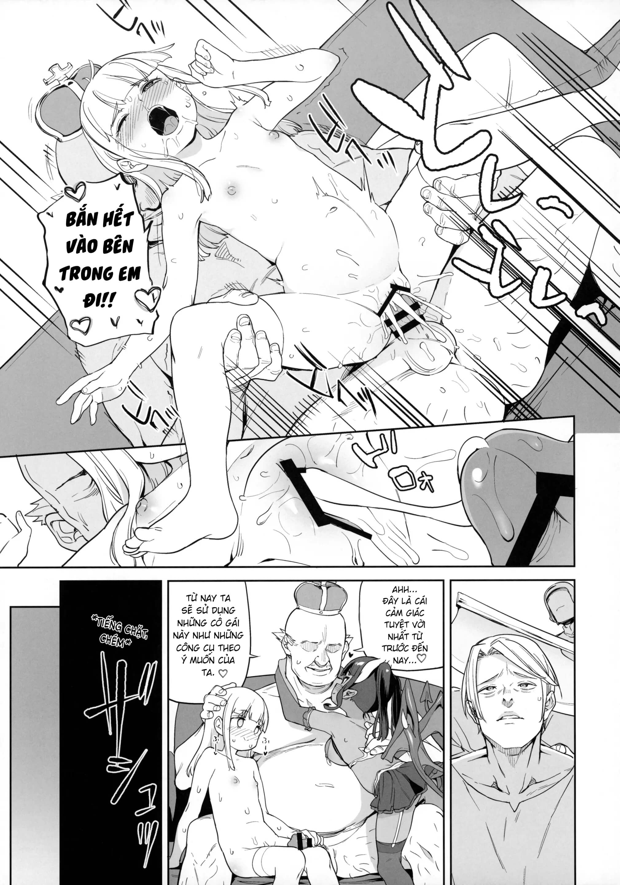 Đọc truyện hentai Tsugou no Yoi Tanoshii Isekai de Kuzuo no Benri na Mesu ni Naru - Oneshot