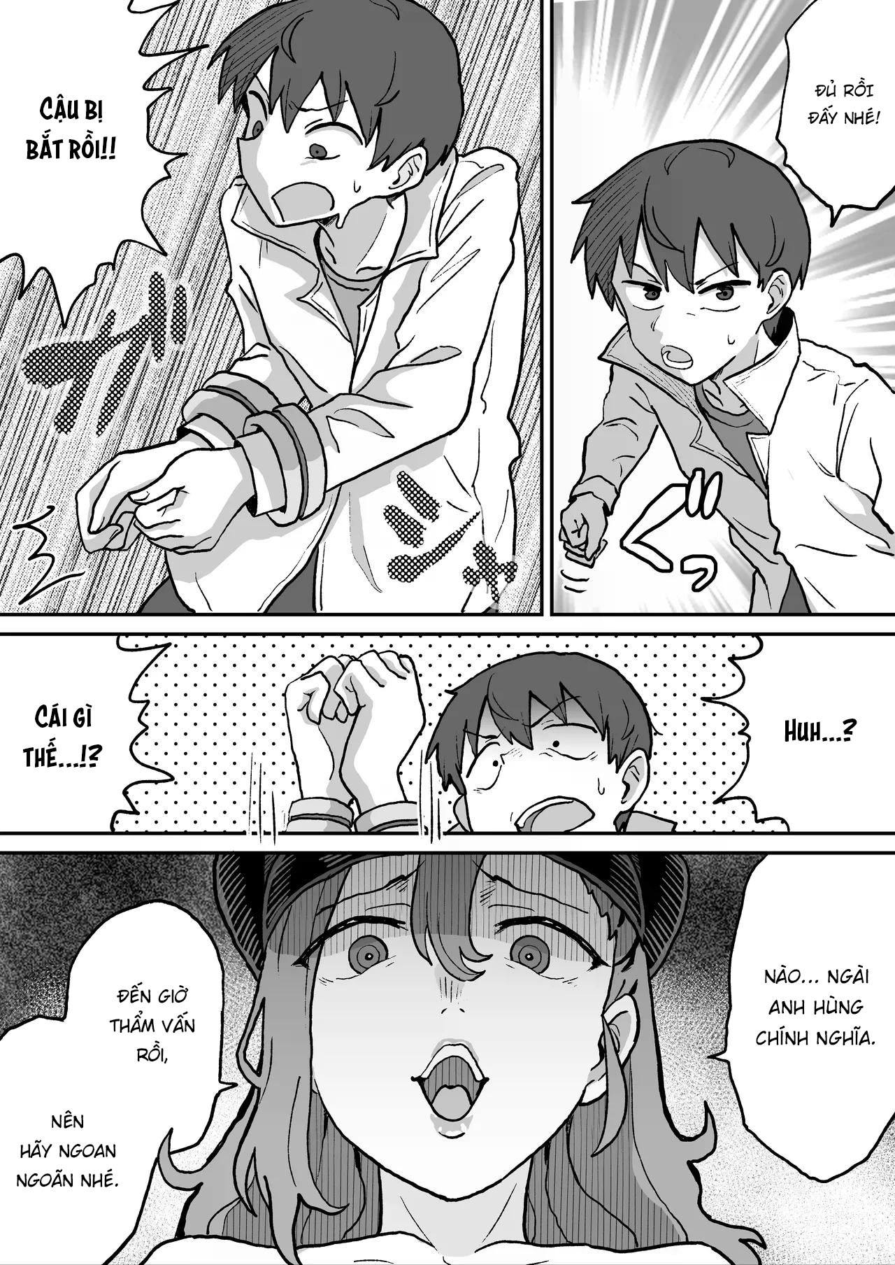 Đọc truyện hentai Evil Organization Executive: Black Police - Oneshot