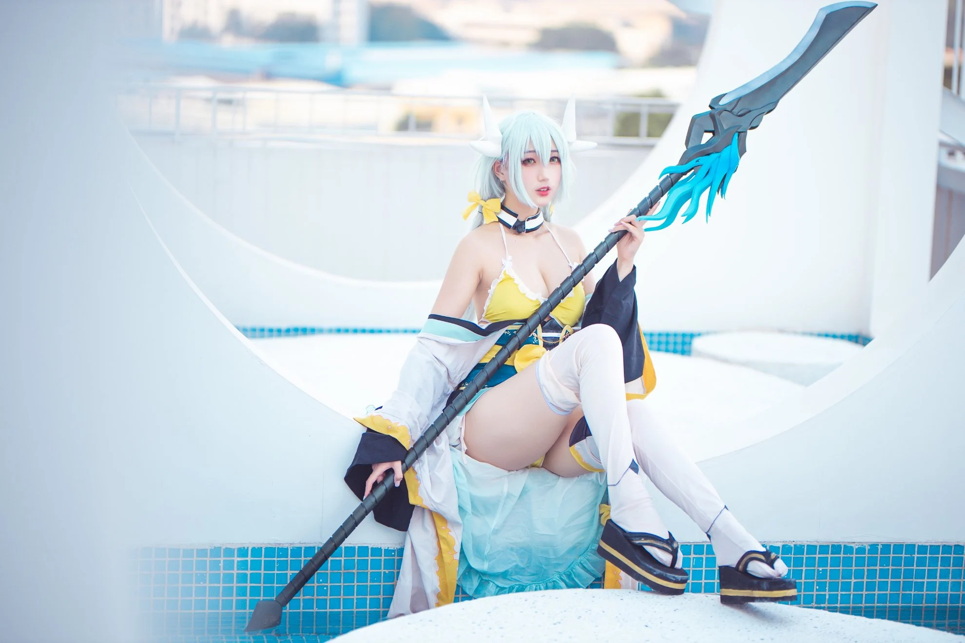 Đọc truyện hentai Tuyển tập Albums siêu phẩm Cosplay - Chap 888 - Zhou Ji is a cute rabbit NO.031 Qing Ji