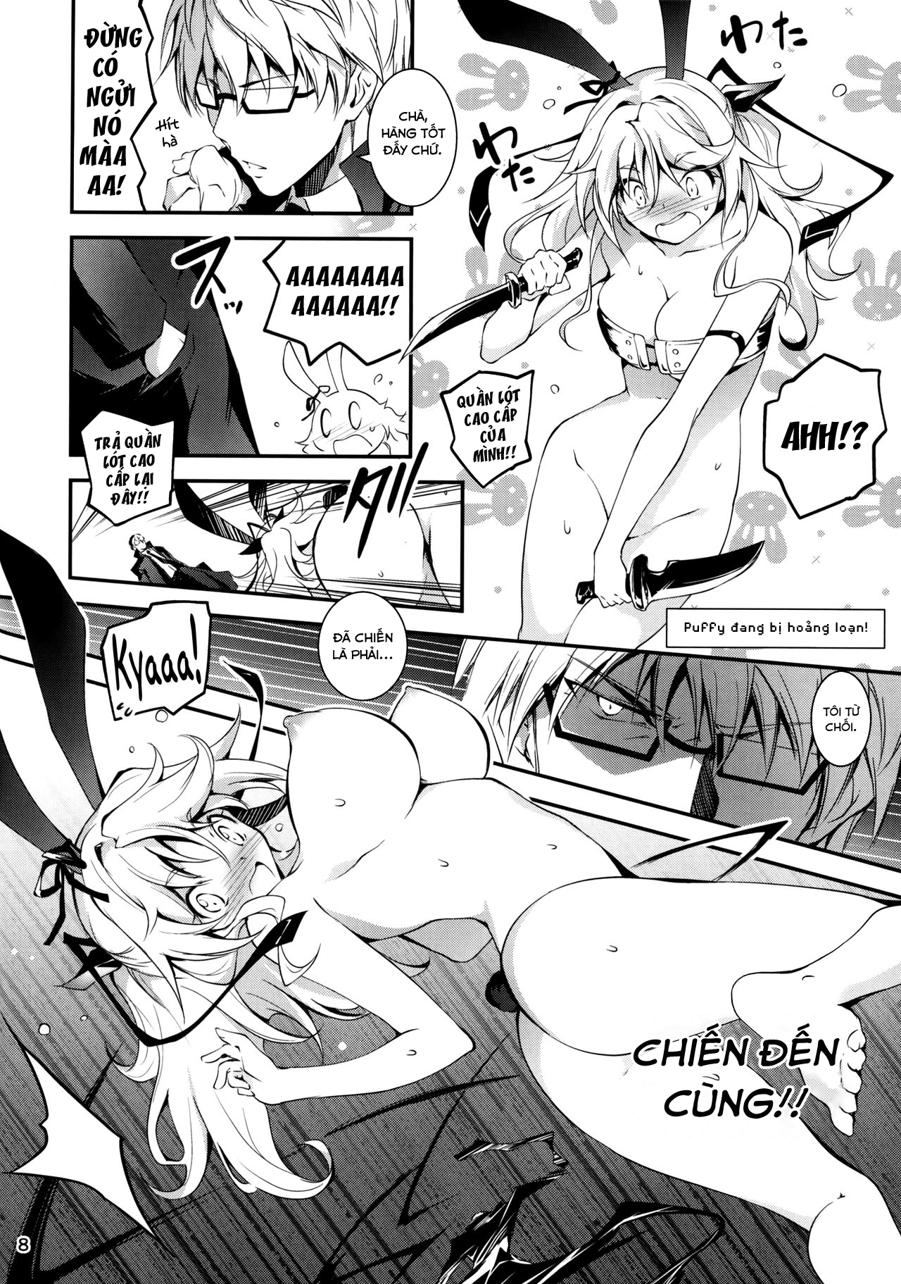 Đọc truyện hentai Anh nhân viên sang dị giới - Chap 6: Anh nhân viên hắc ám và nữ đạo tặc Puffy