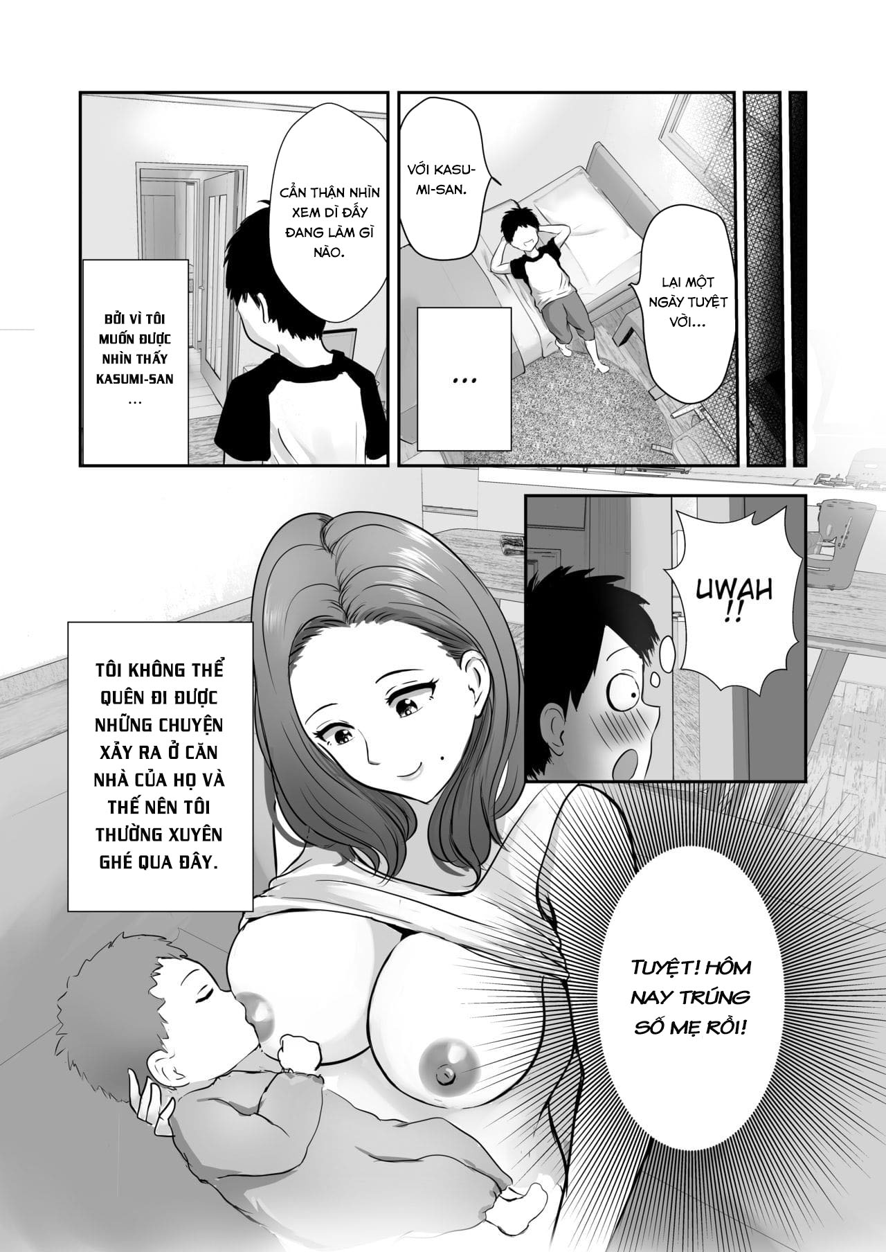 Đọc truyện hentai Tomodachi no Mama o Tasting - Oneshot