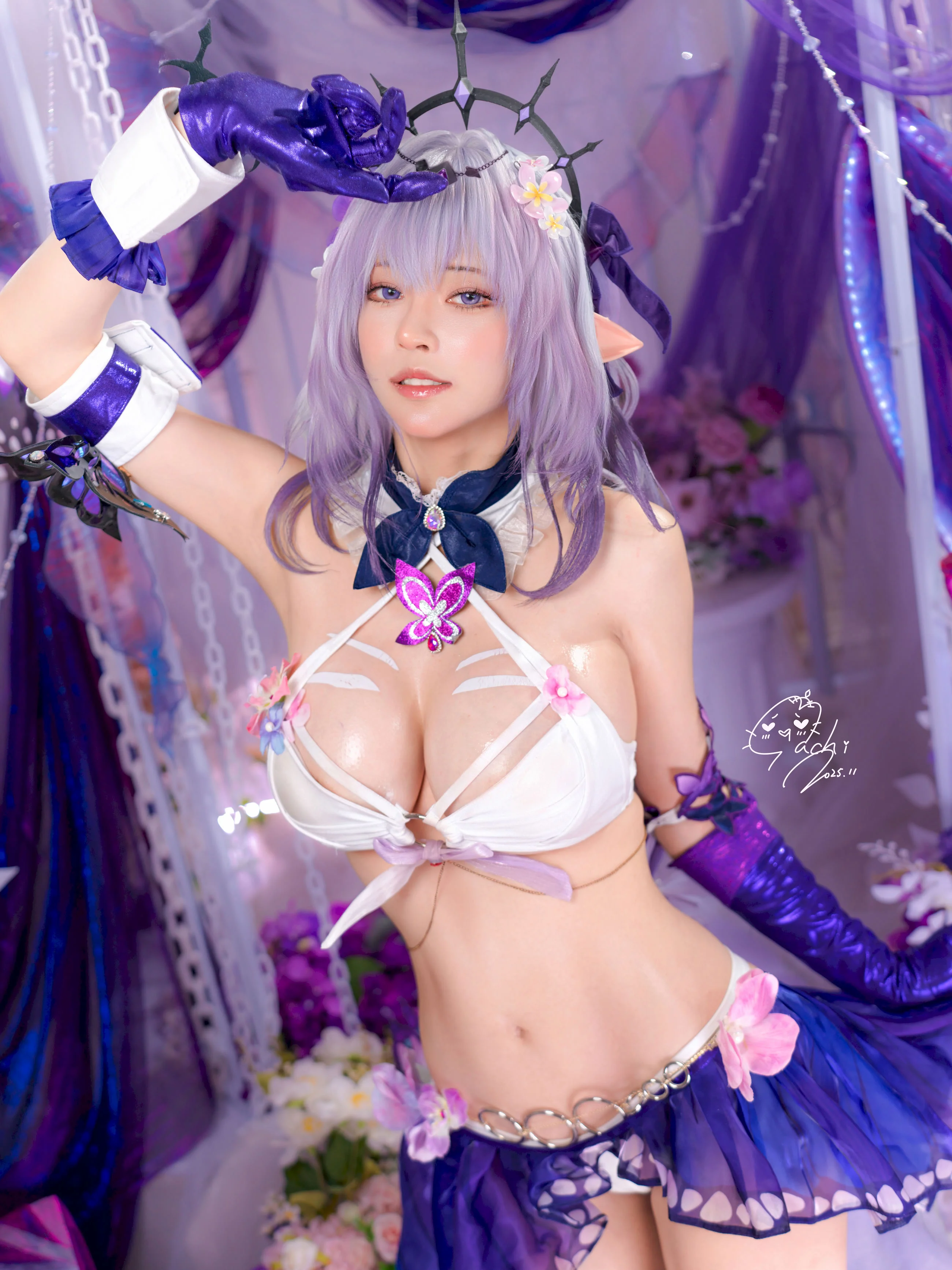 Đọc truyện hentai Tuyển tập Albums siêu phẩm Cosplay - 1353 - [Machi Mayoshi] The dangerous behind the scenes of the Castris Swimsuit Saint Part 1