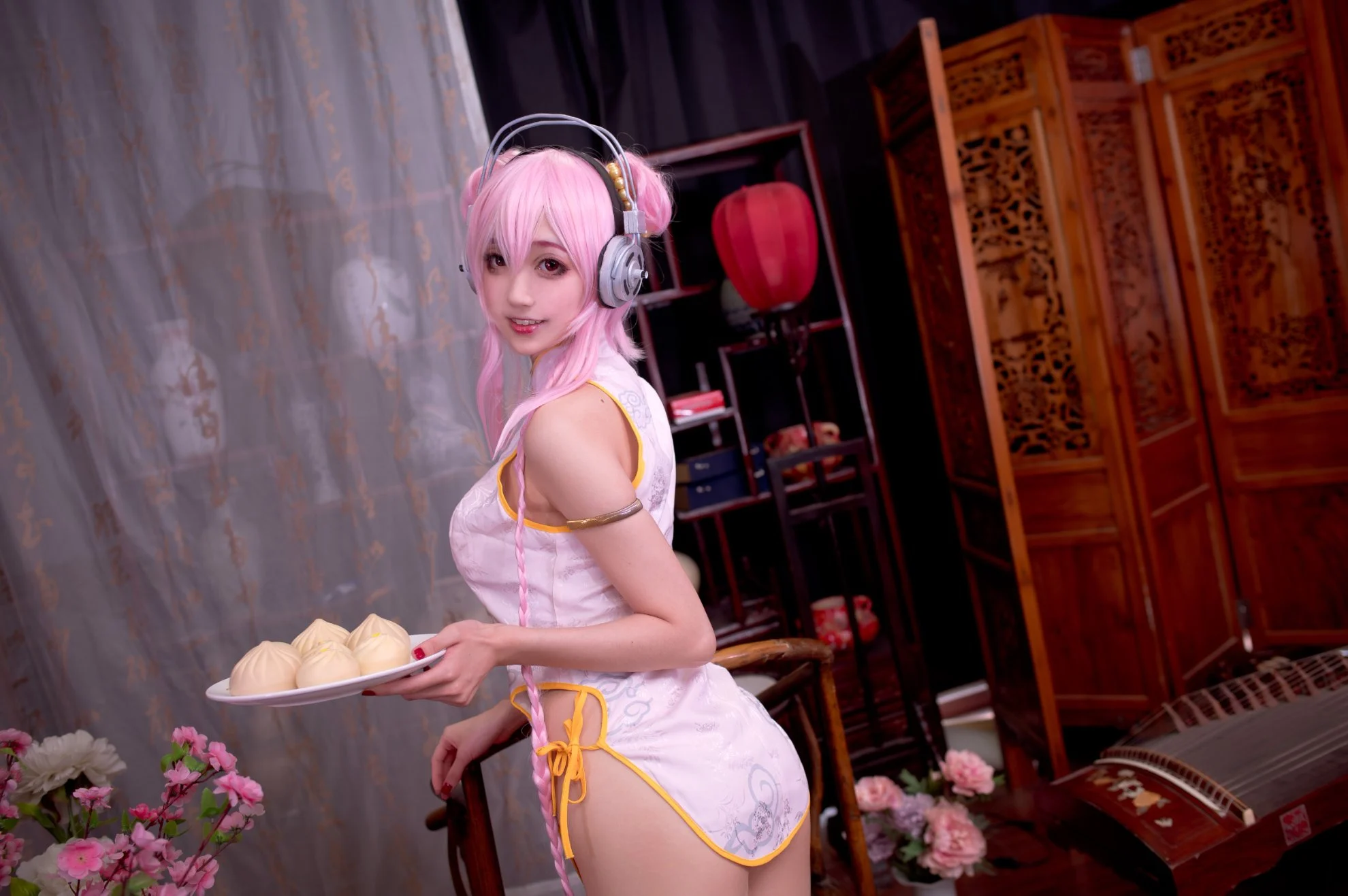 Đọc truyện hentai Tuyển tập Albums siêu phẩm Cosplay - Chap 885 - Zhou Ji is a cute rabbit NO.030 Cheongsam Sony