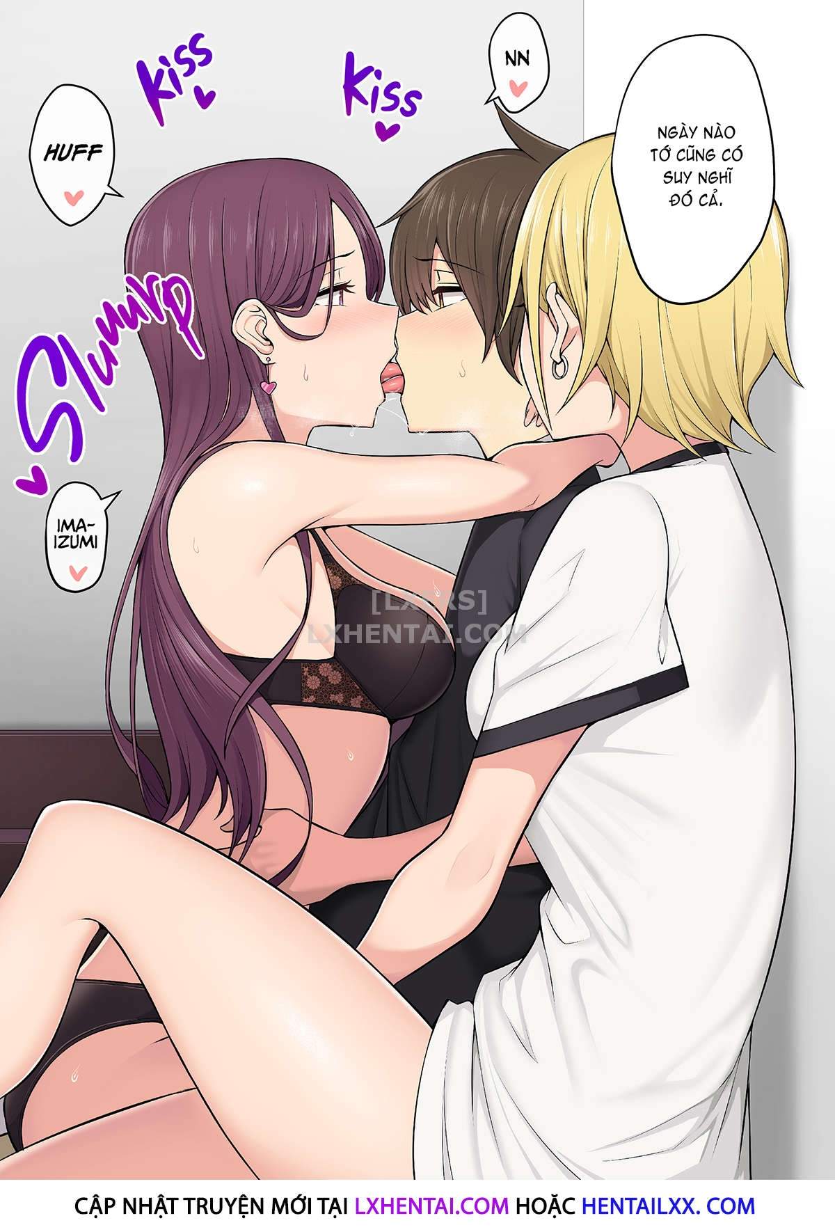 Đọc truyện hentai Imaizumi đưa cả bầy Gyaru về nhà mình - Chap 3