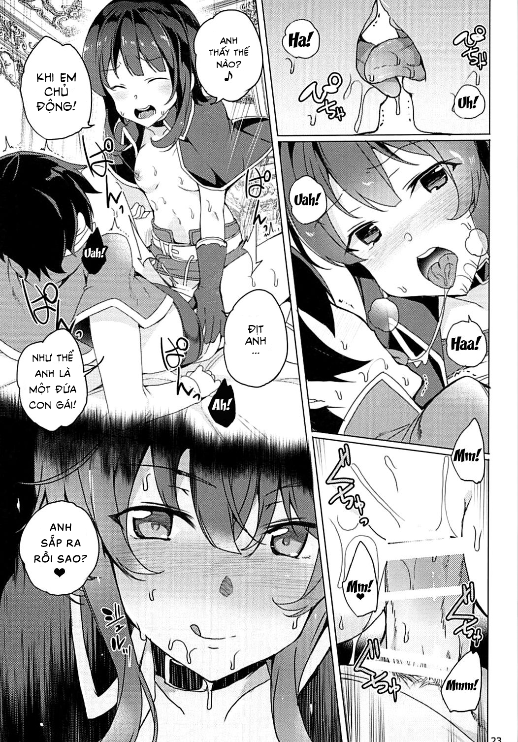 Đọc truyện hentai Kìa! Băng trộm của Megumin tái xuất! - Oneshot