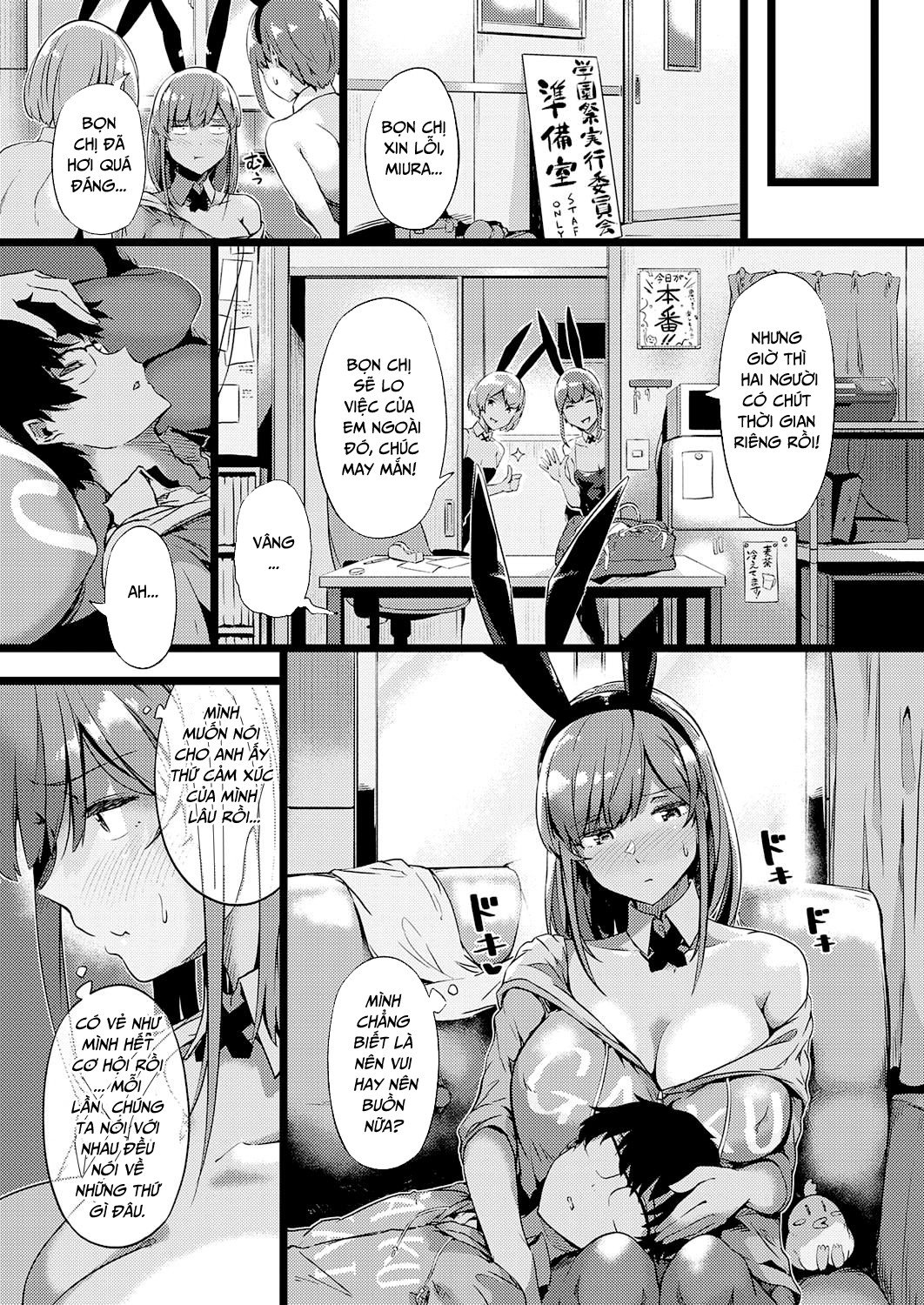 Đọc truyện hentai Koisuru Usagi wa Abare Chichi - Oneshot