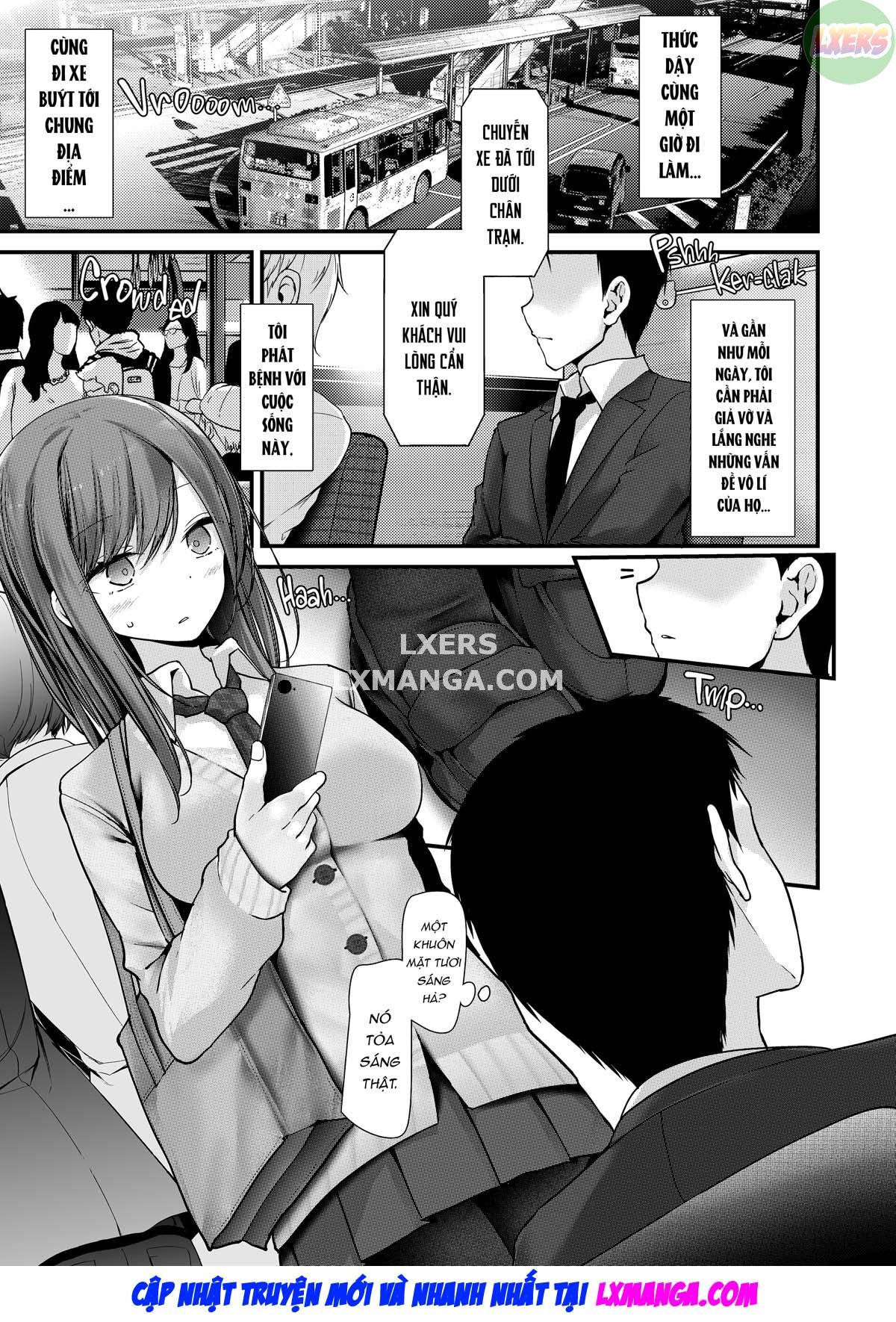 Đọc truyện hentai Dirty Deeds on the Way to Work - Chap 4