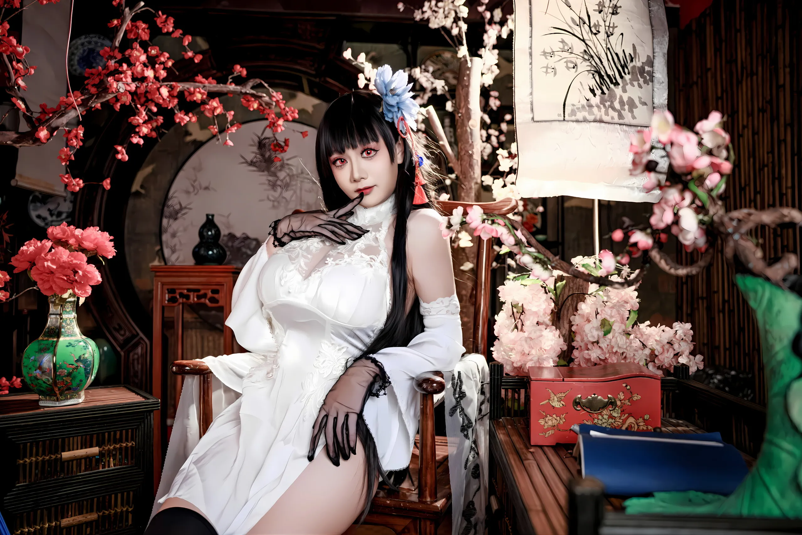 Đọc truyện hentai Tuyển tập Albums siêu phẩm Cosplay - Chap 1145 - A Xuexue - Azur Lane Yixian Cheongsam