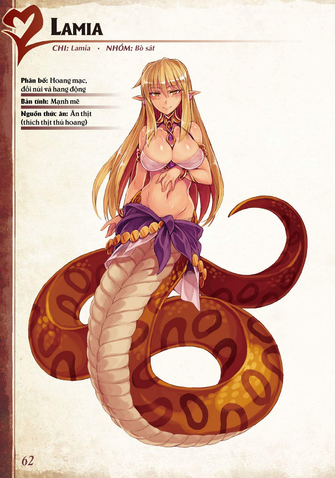 Đọc truyện hentai Bách khoa toàn thư Monstergirl - 025: Lamia
