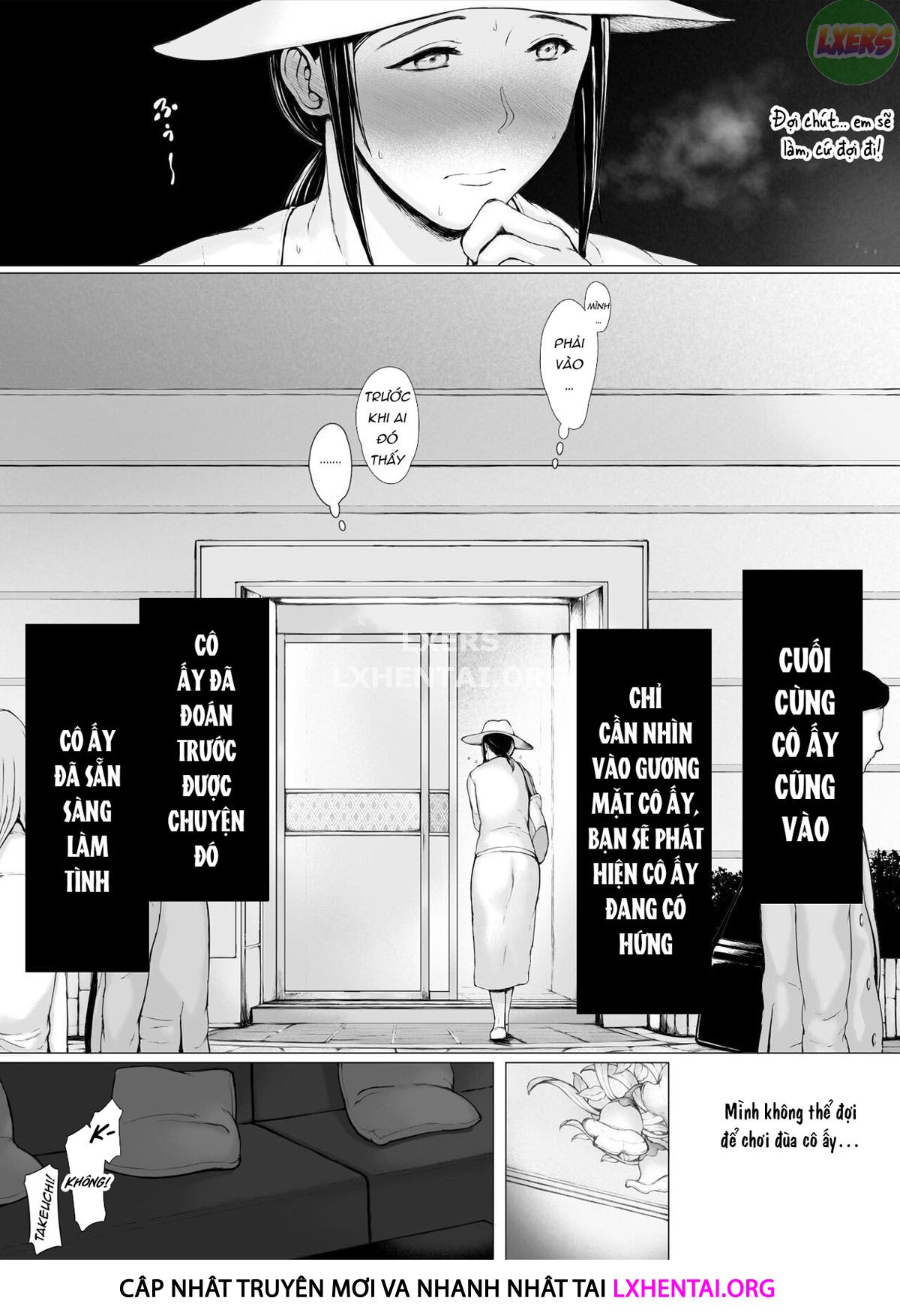 Đọc truyện hentai Hahagui Ottori Okaasan ga Toshishita Yarichin ni Nerawareru Toki - Chap 3C | END