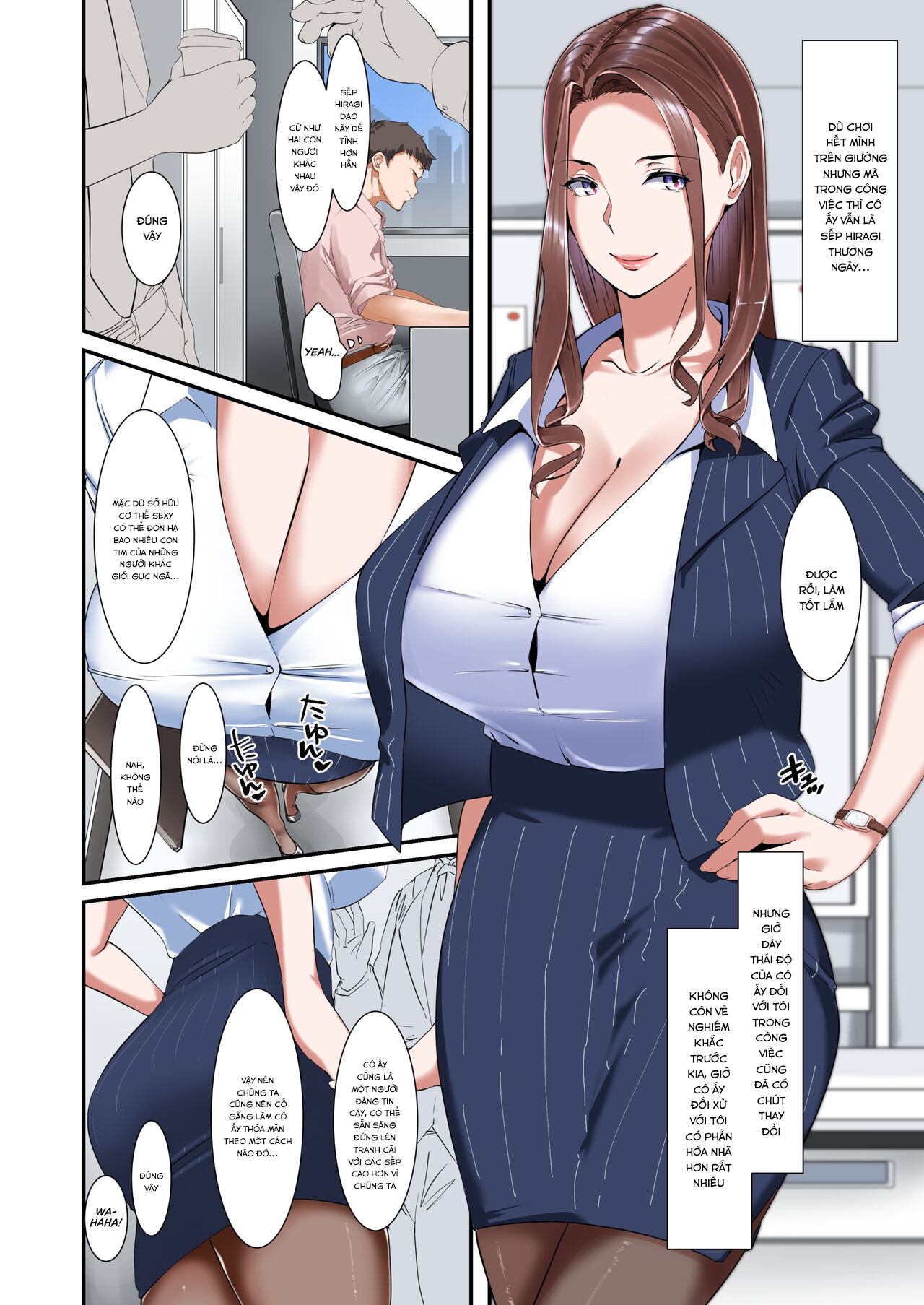 Đọc truyện hentai Kaisha no Relaxation Room de Dosukebe Service Shite Kureru Innyuu Joushi - Oneshot