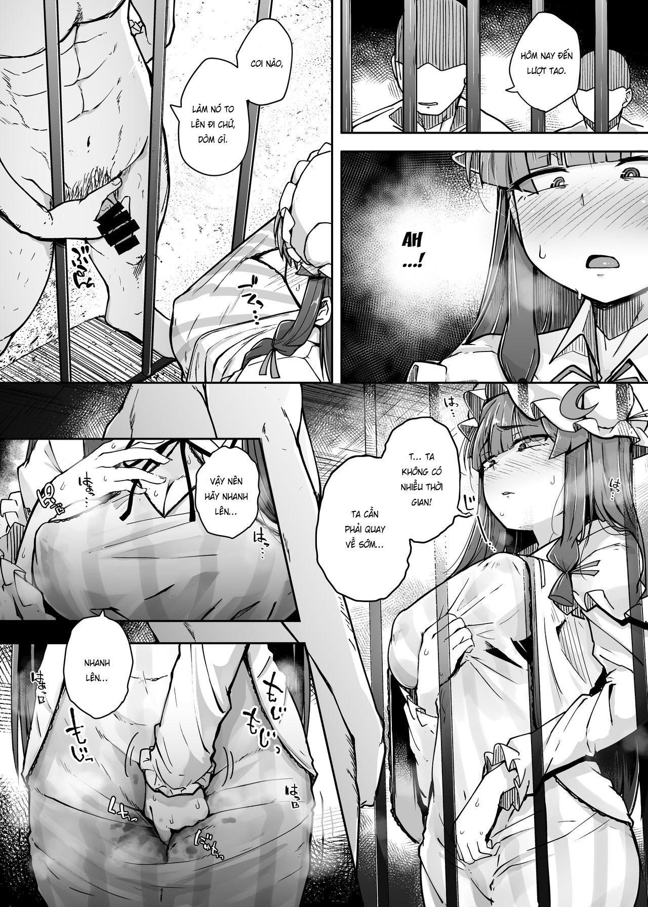 Đọc truyện hentai Sự tích cái lỗ và Cá Chà Bặc - Chap 3 Nhấp nhô cùng ma thuật không gian
