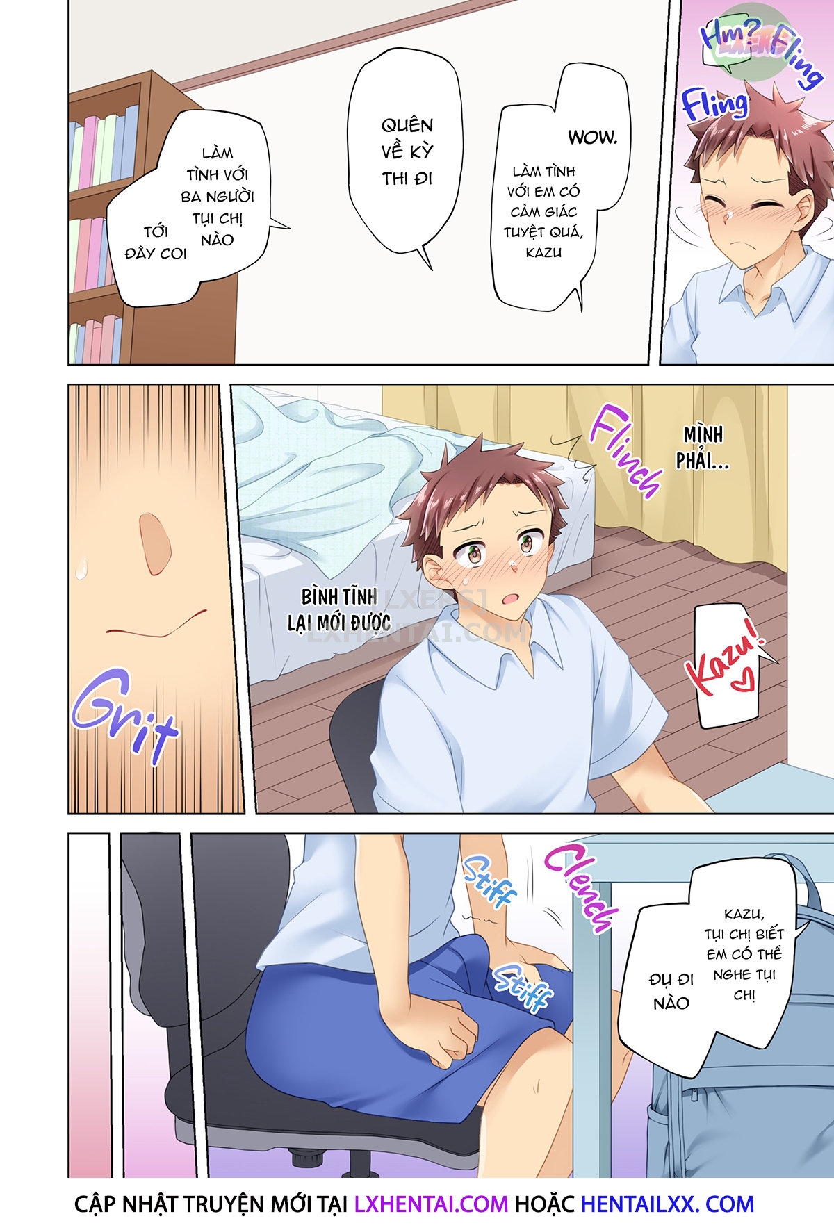 Đọc truyện hentai Những cô gái kế bên có lối sống thật vô độ! - Oneshot