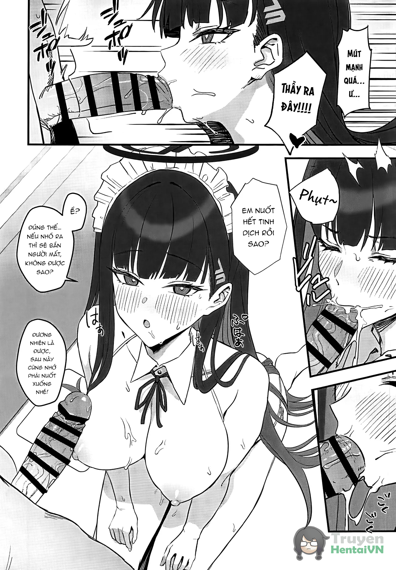 Đọc truyện hentai Tsukatsuki Rio no Maid Seikatsu - Oneshot